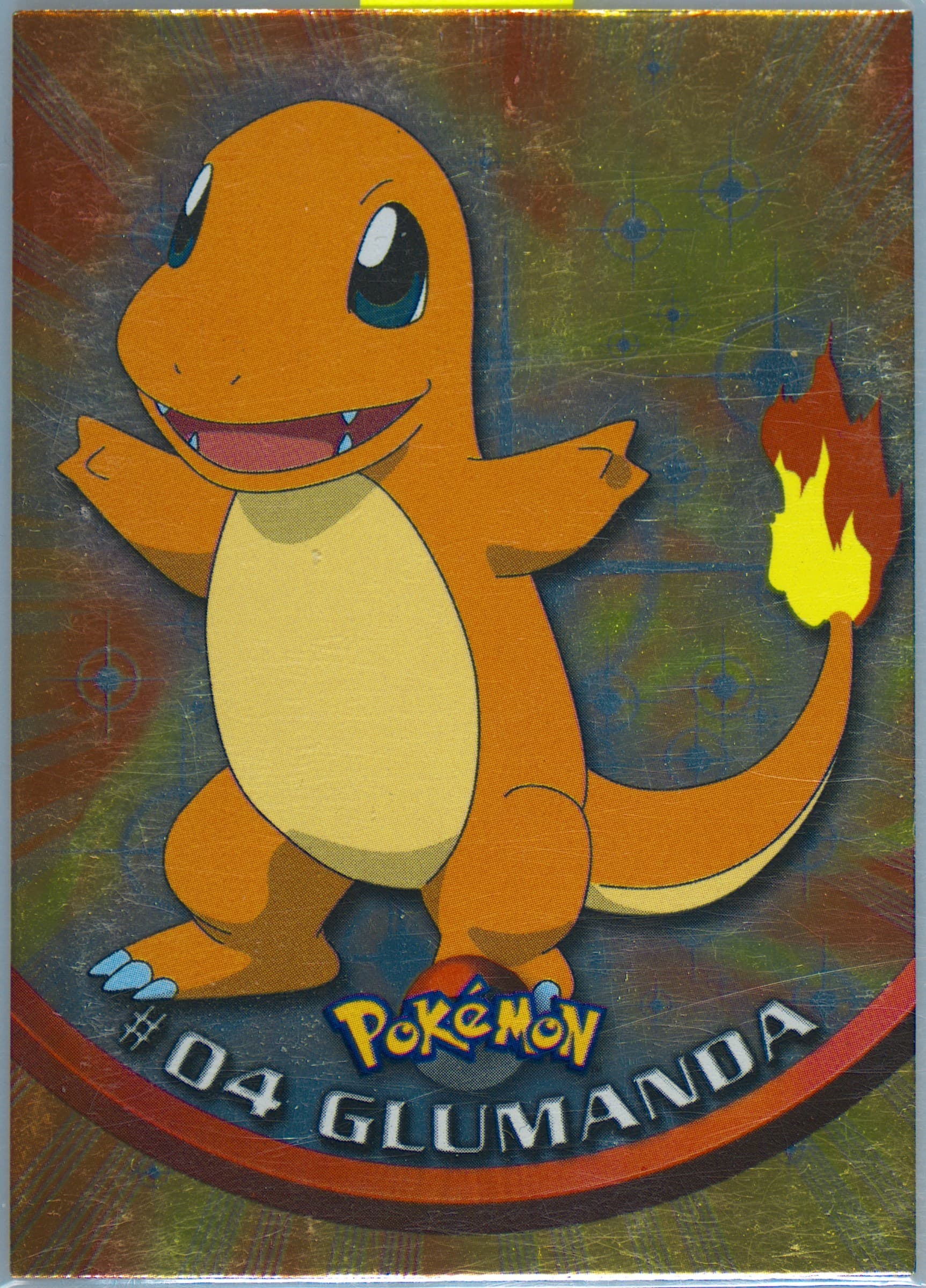 Glumanda Foil-German (4) 1999 Topps Pokemon TV