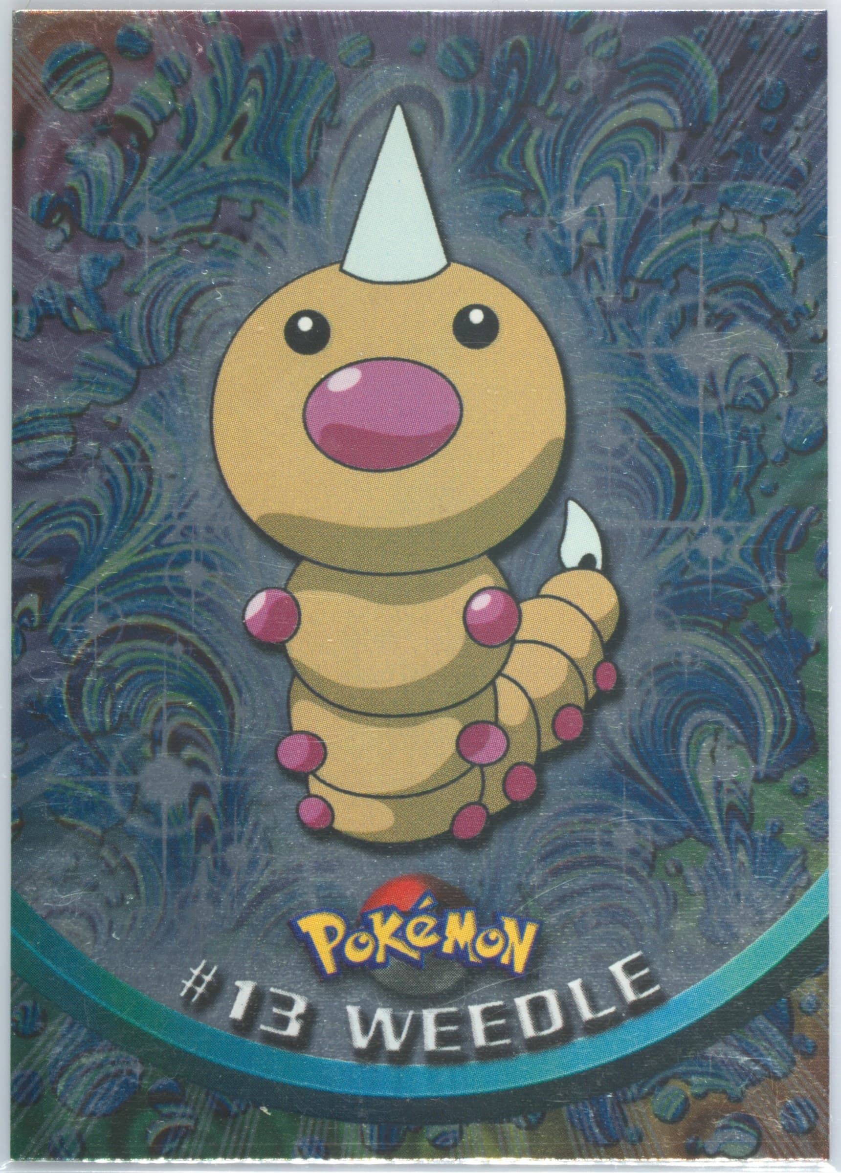 Weedle Foil-Italian (13) 1999 Topps Pokemon TV