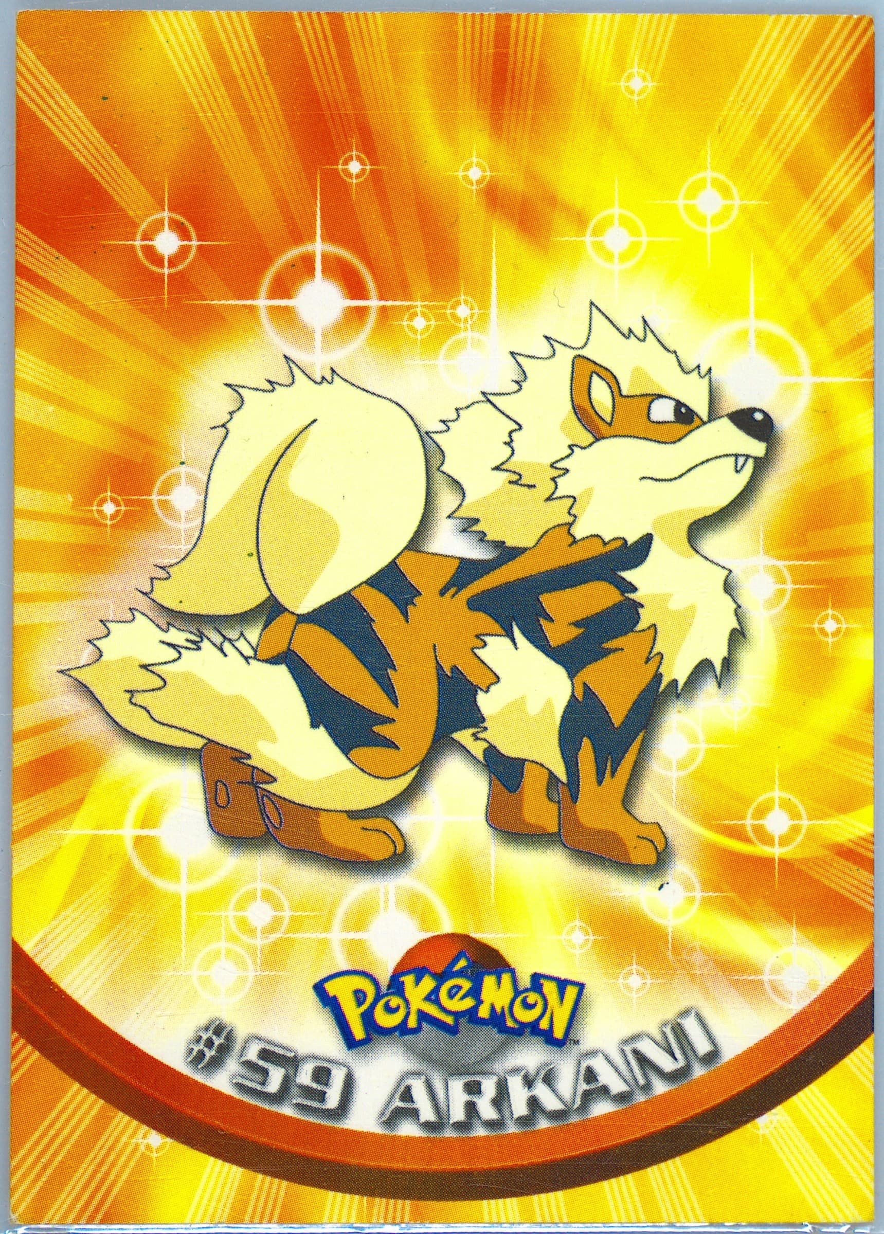 Arkani German (59) 1999 Topps Pokemon TV