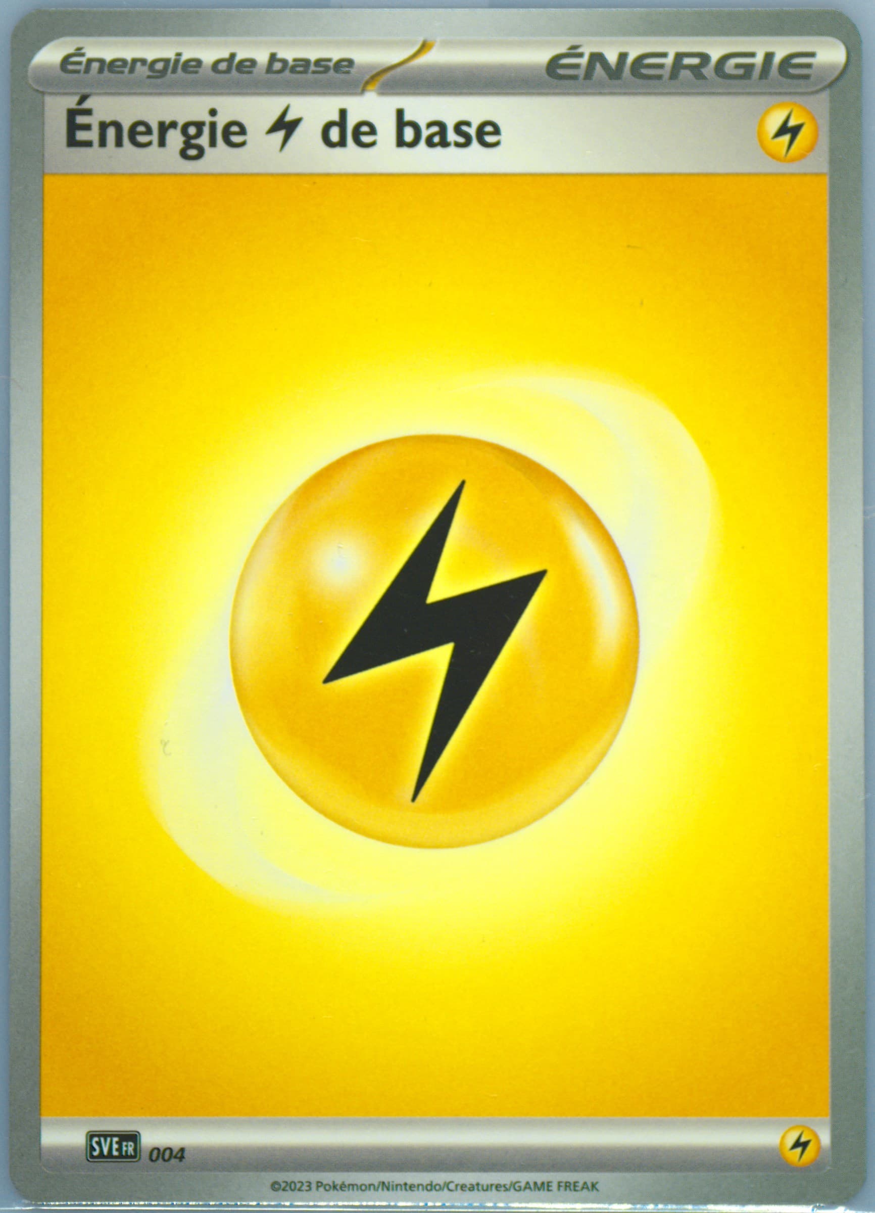 Basic Lightning Energy (004) 2023 Pokemon French Sve FR-Basic Energies