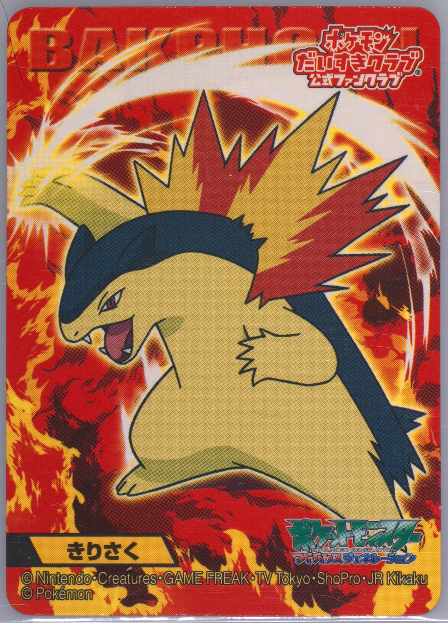 Typhlosion (229) 2006 Kimewaza Pokemon Kids 5