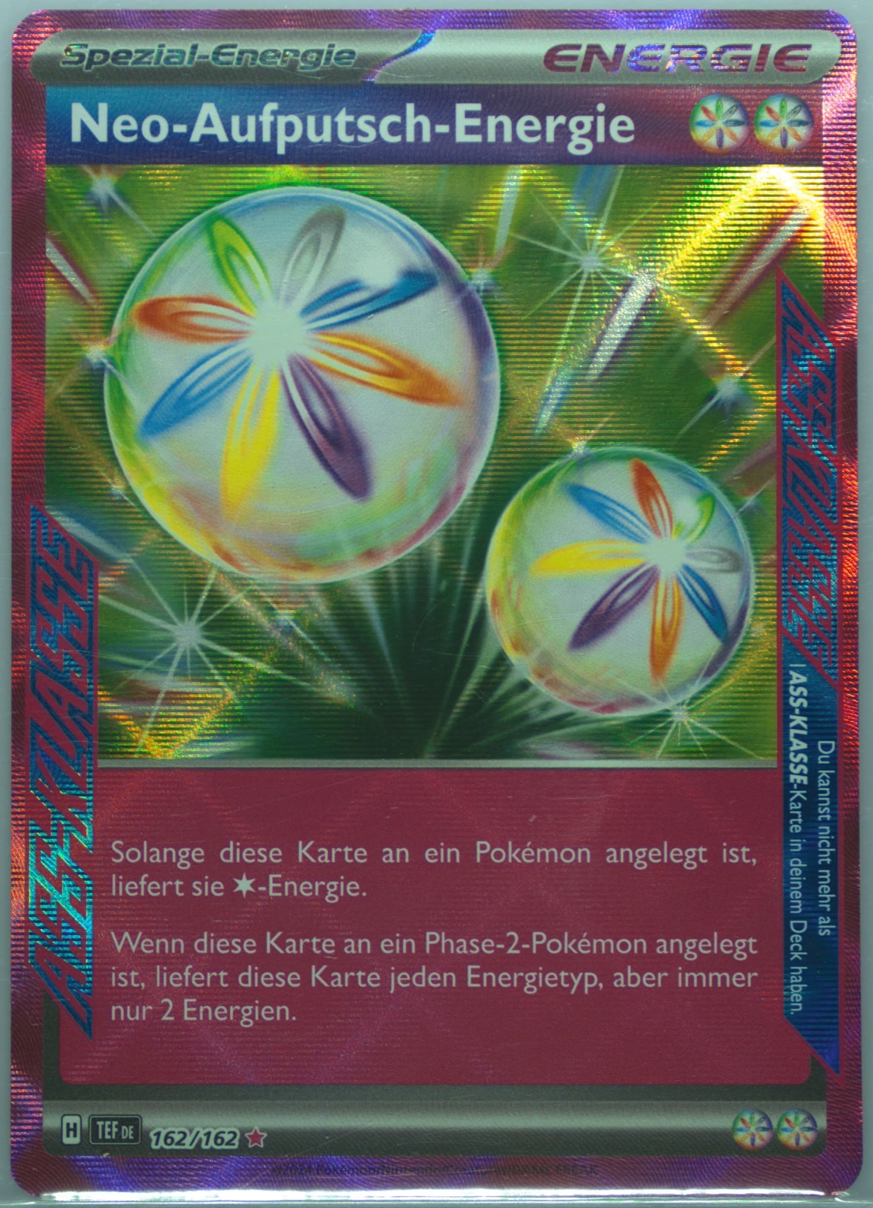 Neo Upper Energy (162) 2024 Pokemon German Tef de-Temporal Forces
