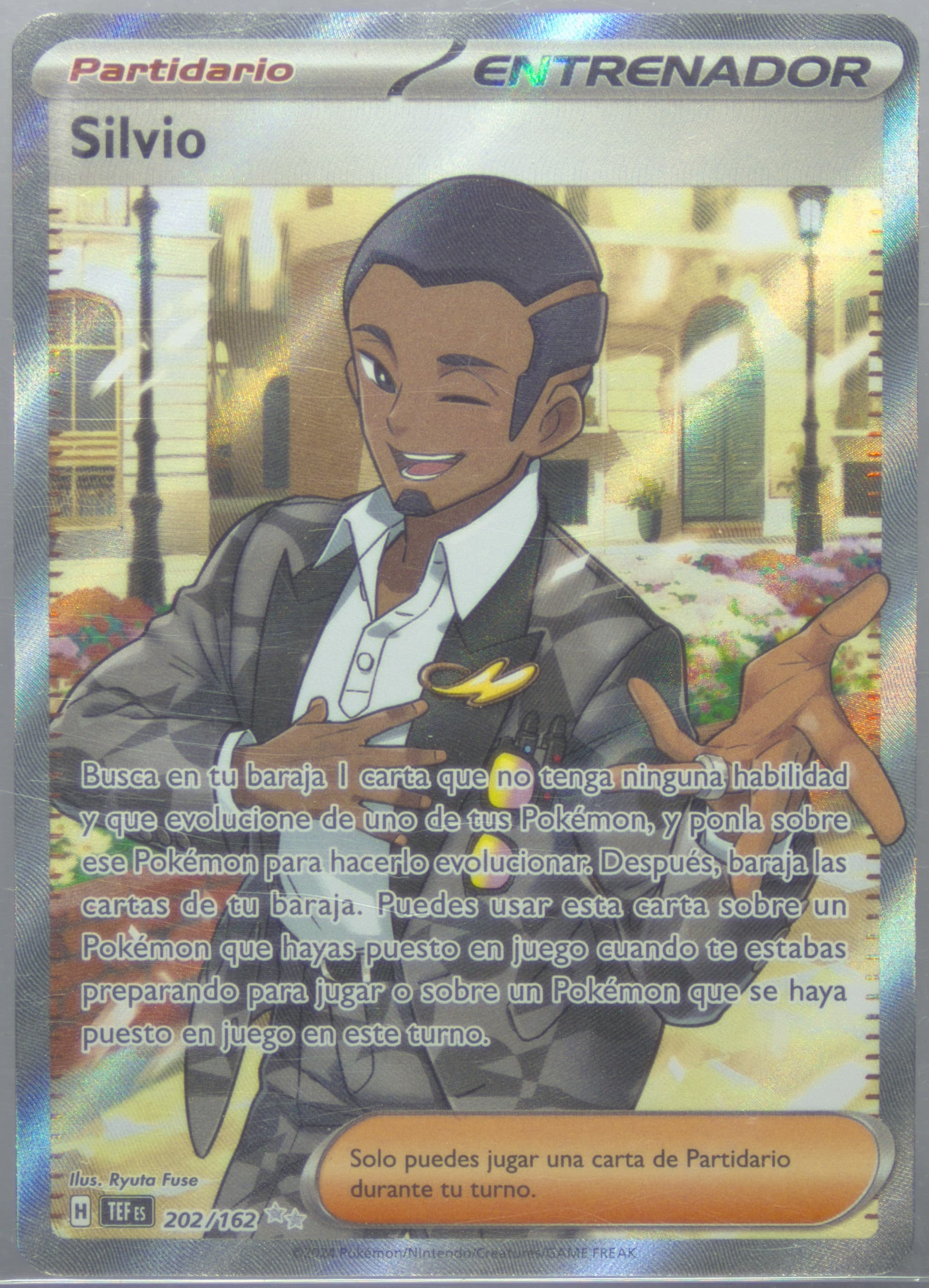 Salvatore Ultra Rare (202) 2024 Pokemon Spanish Tef ES-Temporal Forces