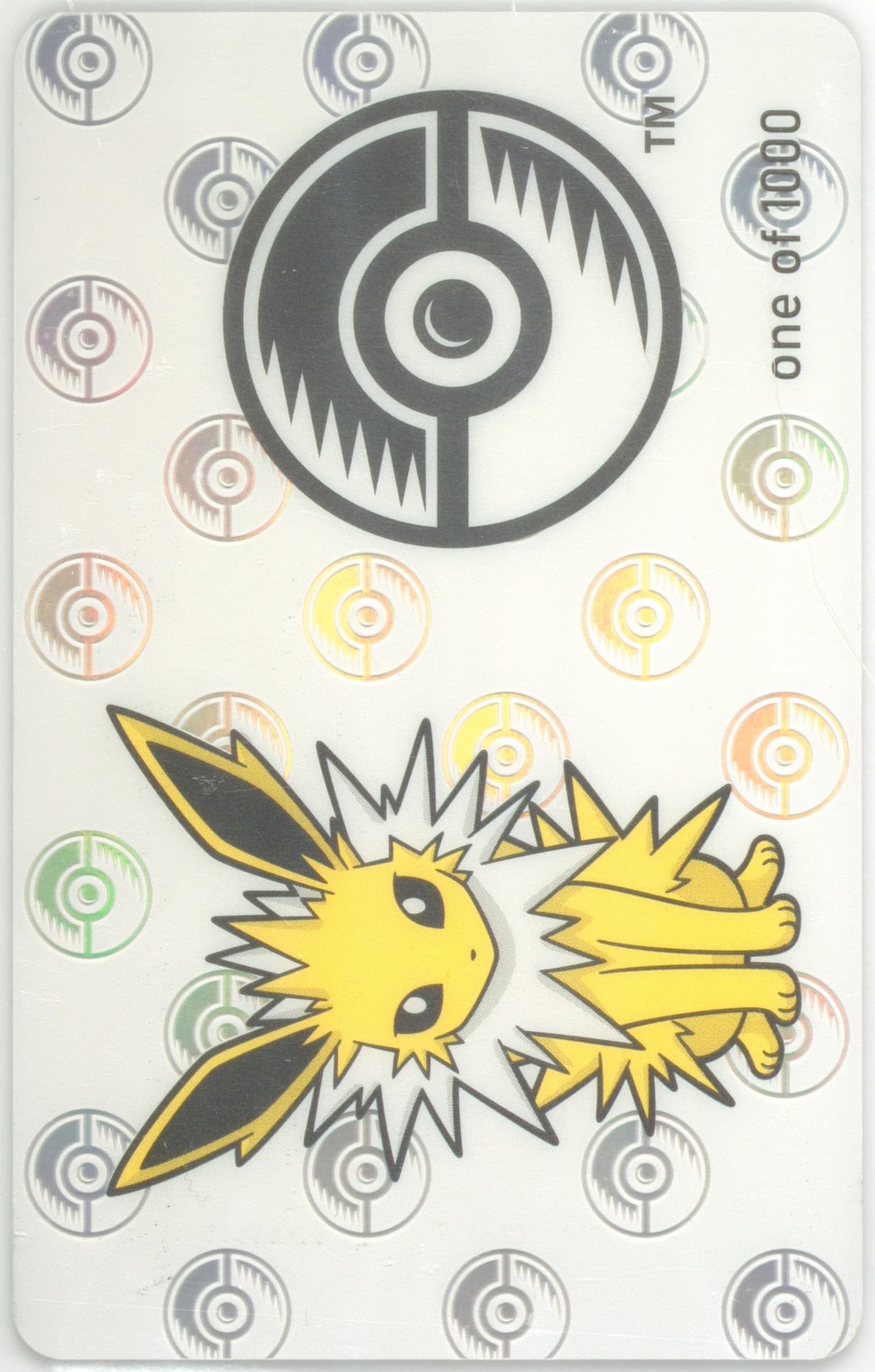 Jolteon 2022 Pokemon Center X Bear Walker Collection Cards
