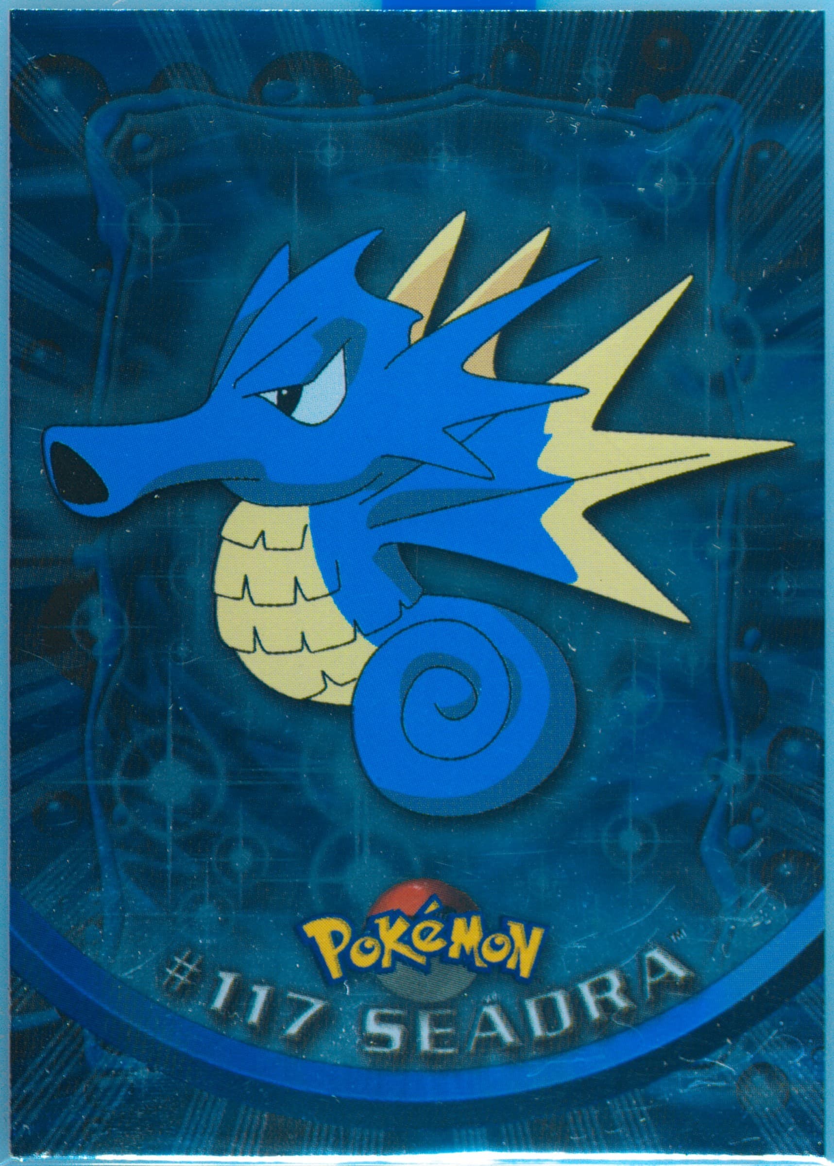 Seadra Foil-Italian (117) 2000 Topps Pokemon TV Animation Series 2