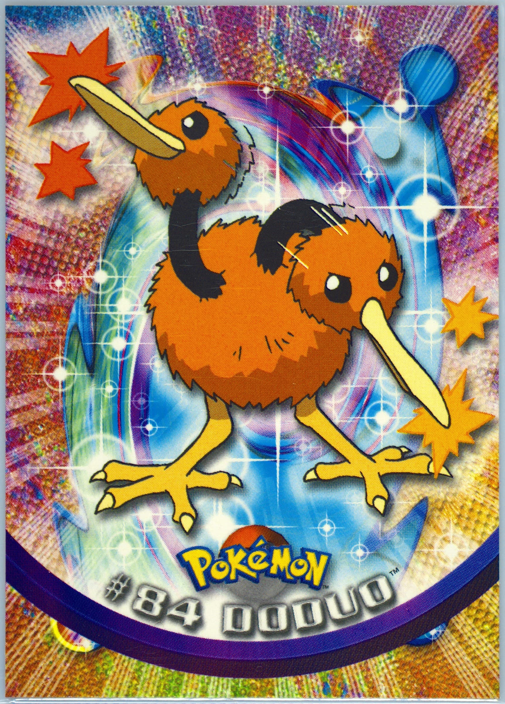 Doduo French (84) 2000 Topps Pokemon TV Animation Series 2
