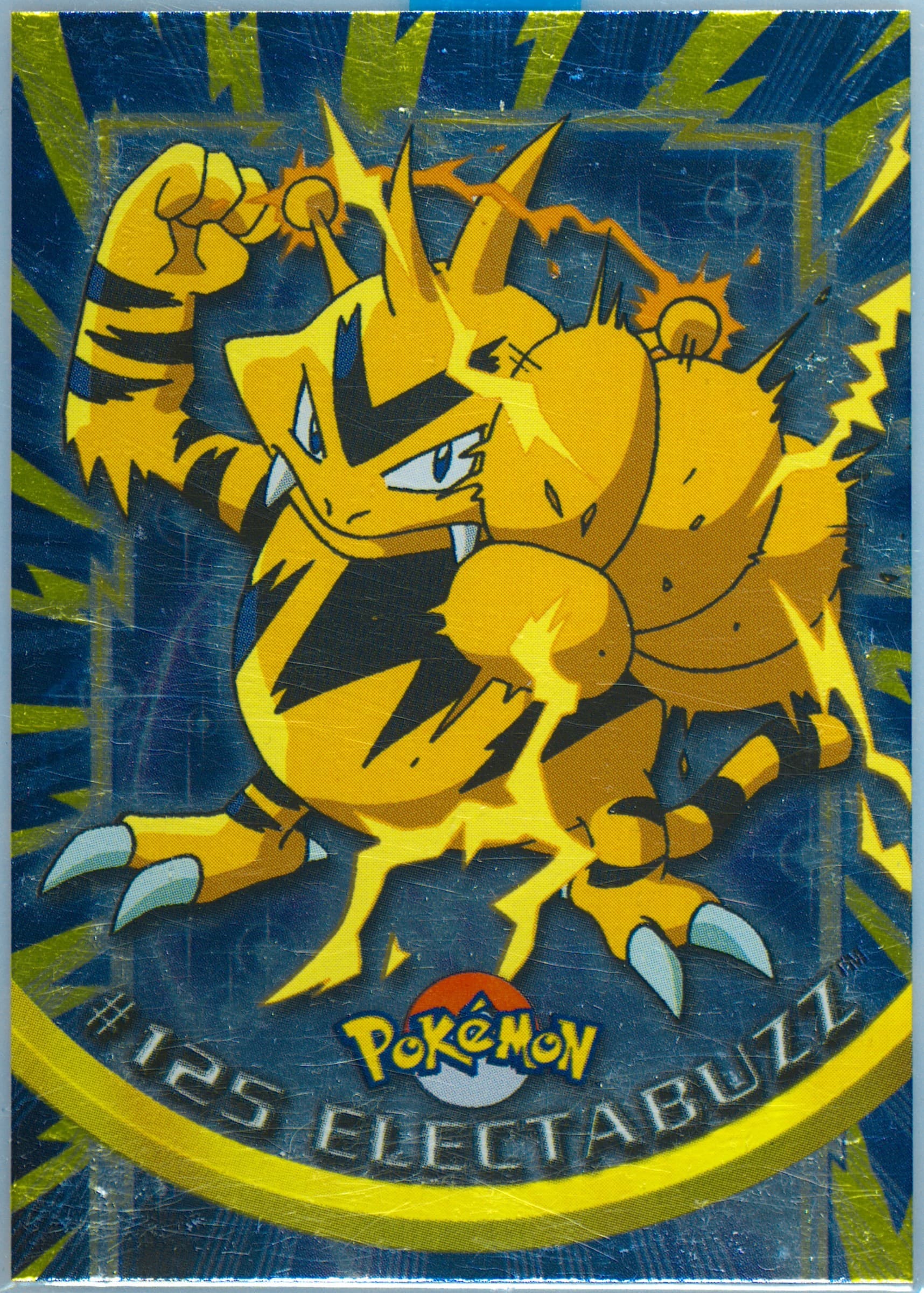 Electabuzz Foil-Italian (125) 2000 Topps Pokemon TV Animation Series 2
