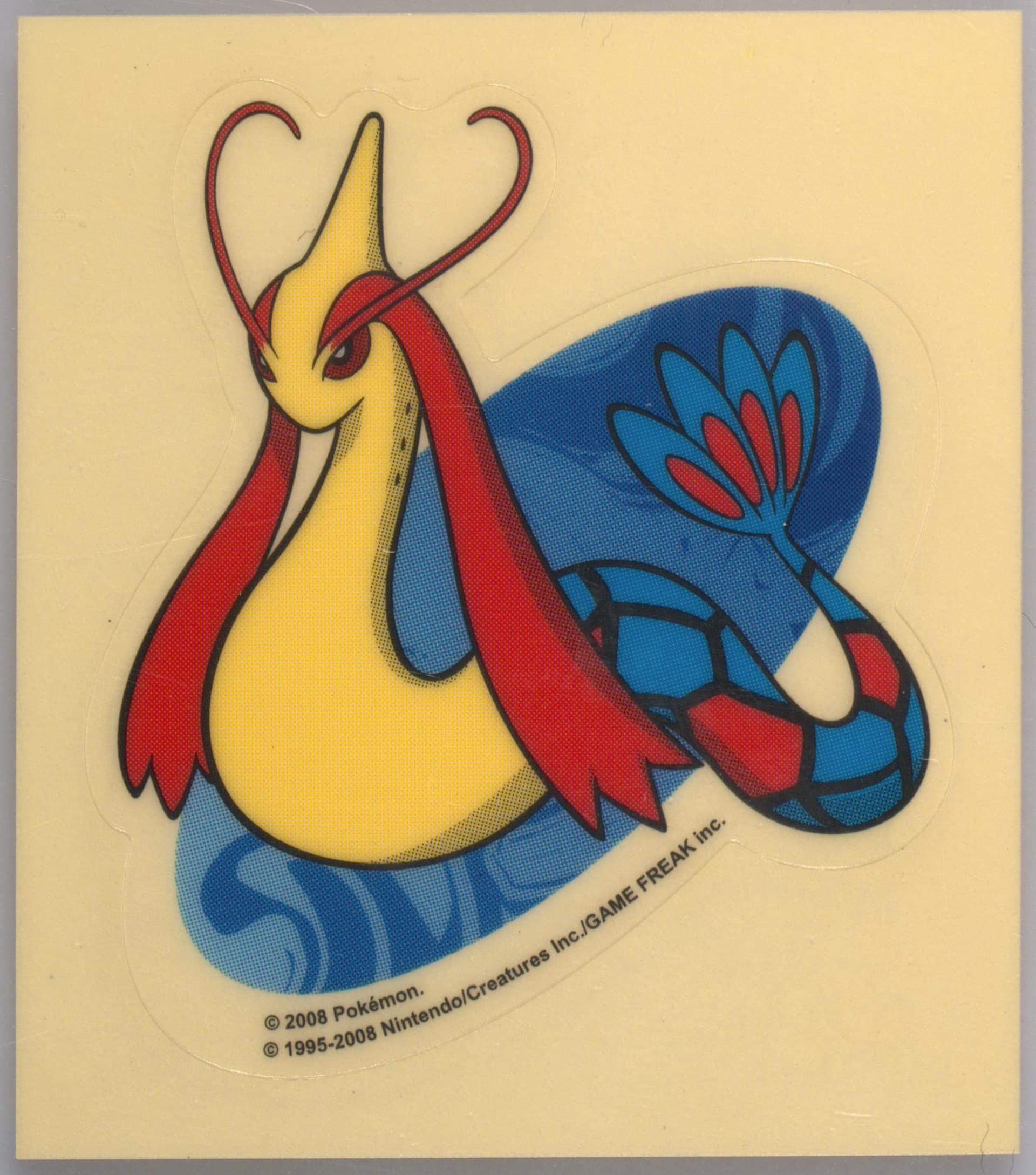 Milotic Sticker 2008 Pokemon Center Strongest Class Pokemon Present Campaign