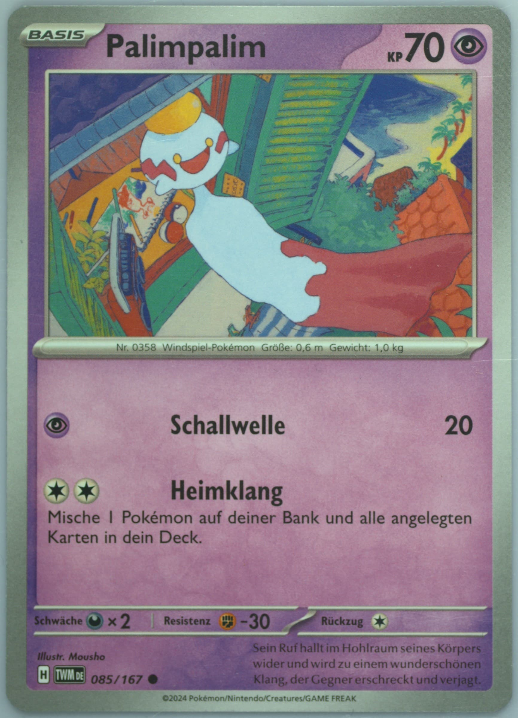 Chimecho (085) 2024 Pokemon German Twm de-Twilight Masquerade