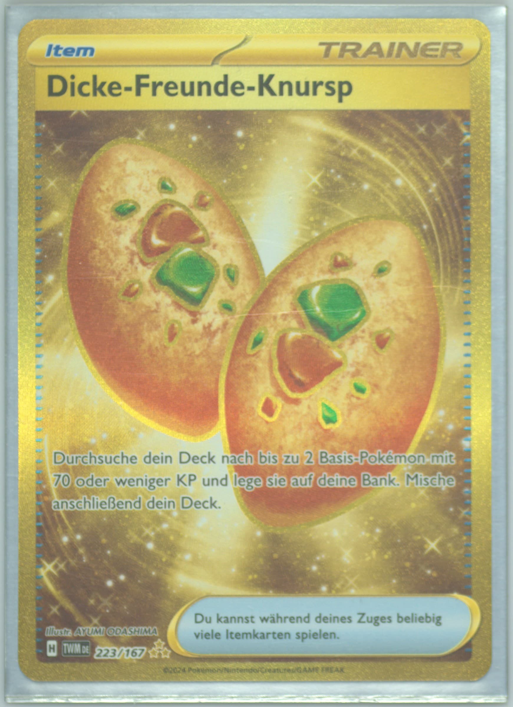 Buddy-Buddy Poffin Hyper Rare (223) 2024 Pokemon German Twm de-Twilight Masquerade