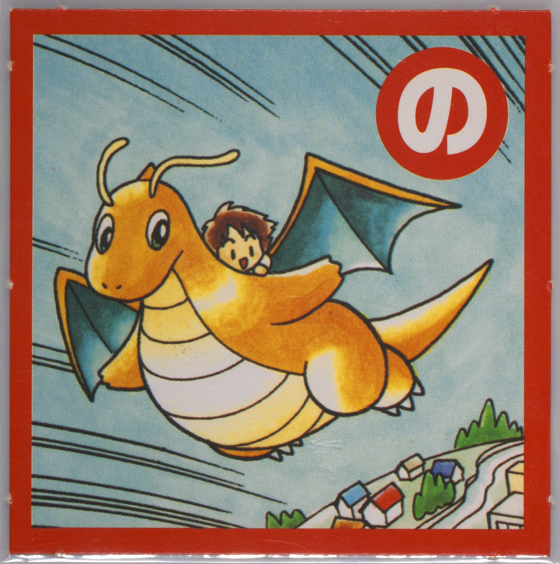 Dragonite Perforated 2000 Pokemon Televi-Kun Karuta