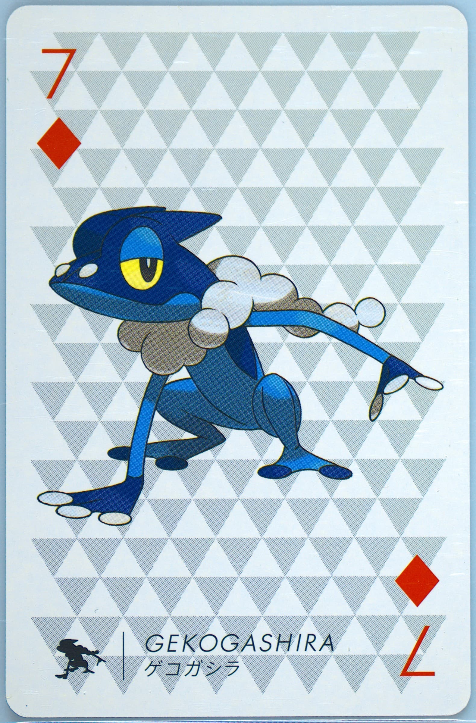 Frogadier 7 of Diamonds 2013 Pokemon Y Version Playing Cards