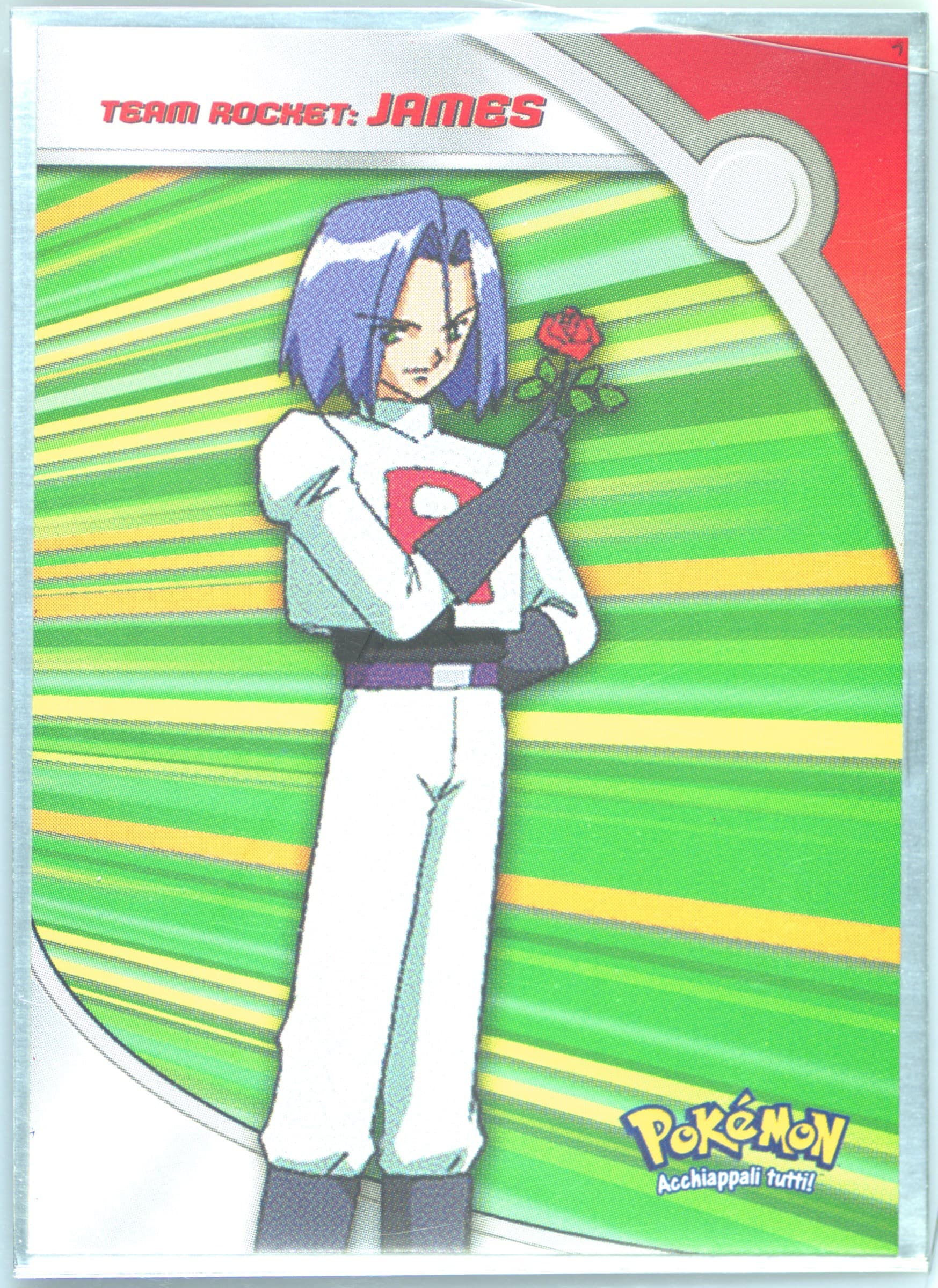 James Italian (HV3) 2000 Topps Pokemon TV Animation Series 2 Europe Heroes & Villains
