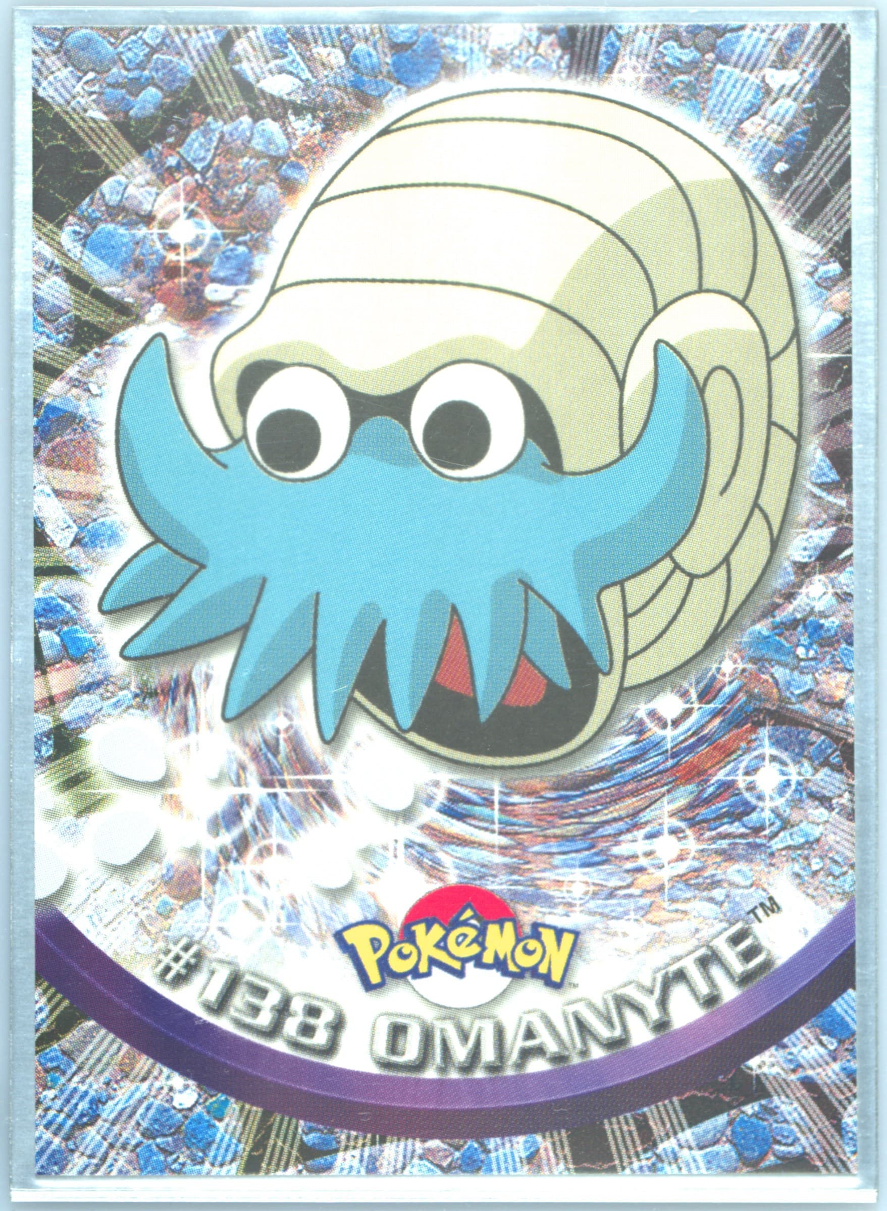Omanyte Italian (138) 2000 Topps Pokemon TV Animation Series 3