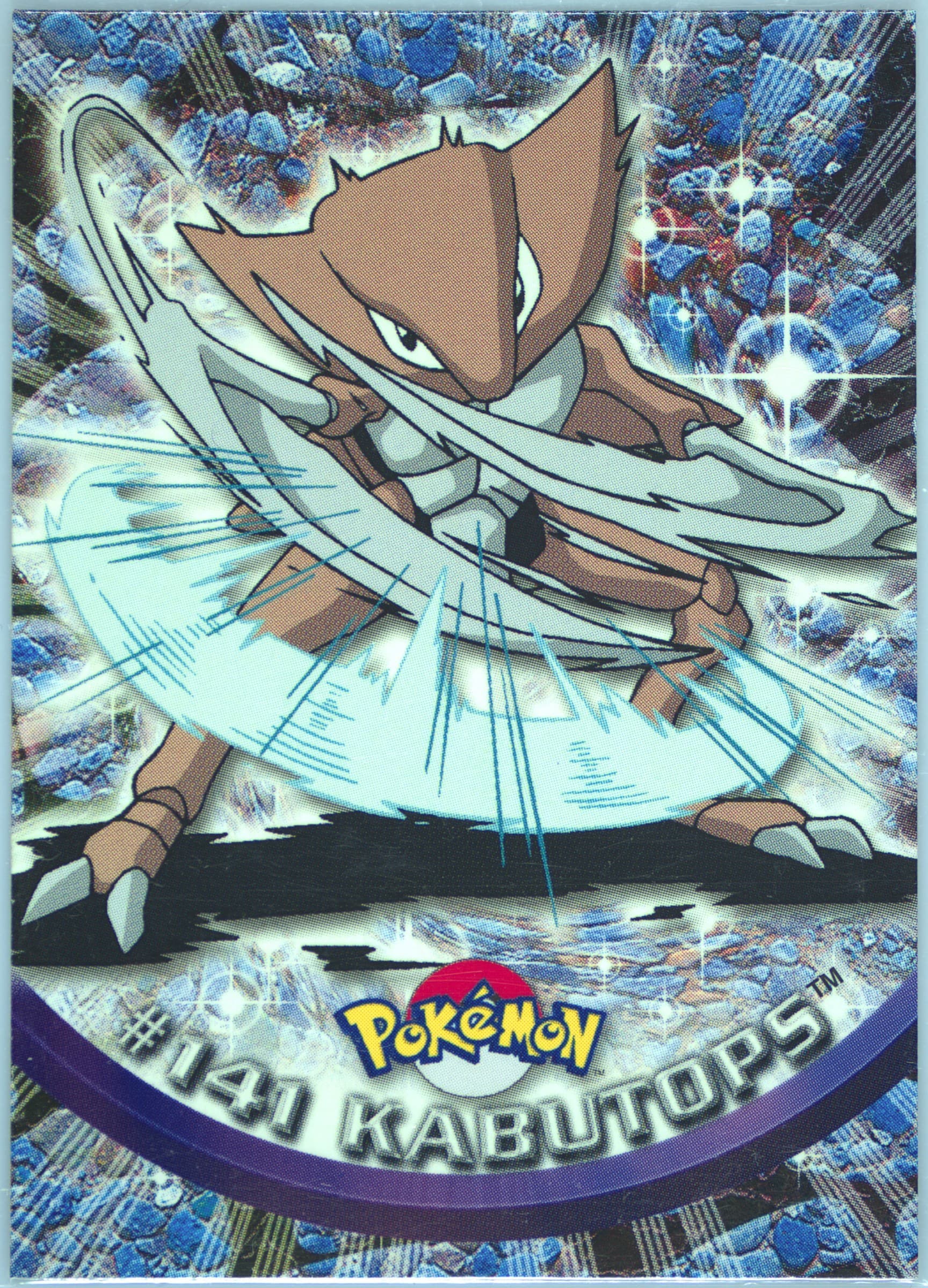 Kabutops Italian (141) 2000 Topps Pokemon TV Animation Series 3