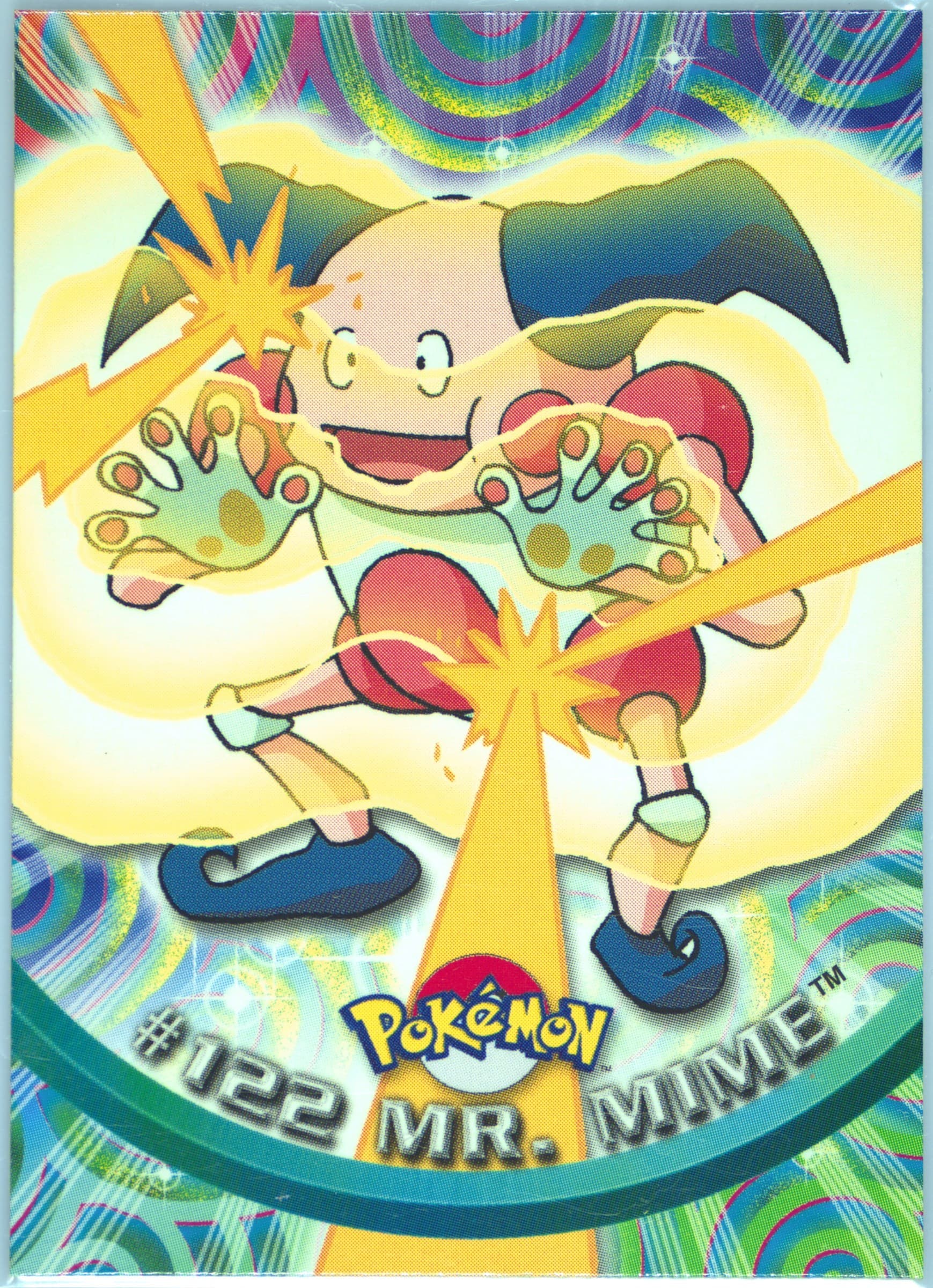 Mr. Mime Italian (122) 2000 Topps Pokemon TV Animation Series 3