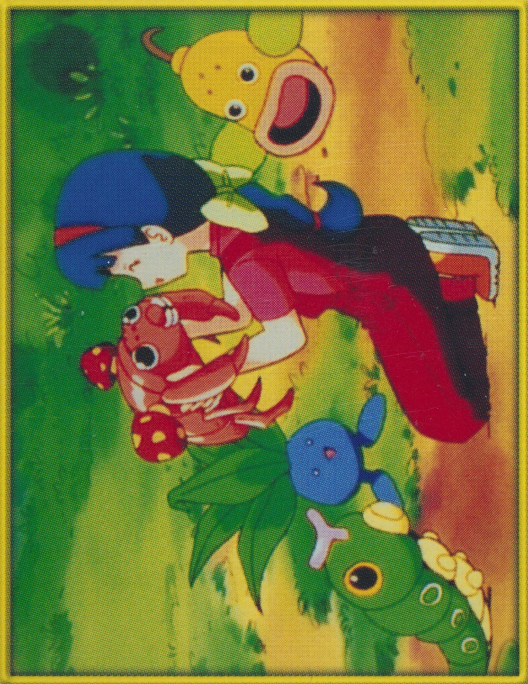 Caterpie/Melanie/Oddish/Paras/Weepinbell (48) 2000 Merlin Pokemon 2