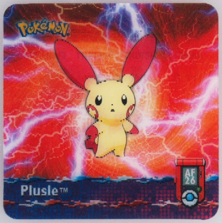 Plusle (AF26) 2003 Artbox Pokemon Advanced Action Flipz