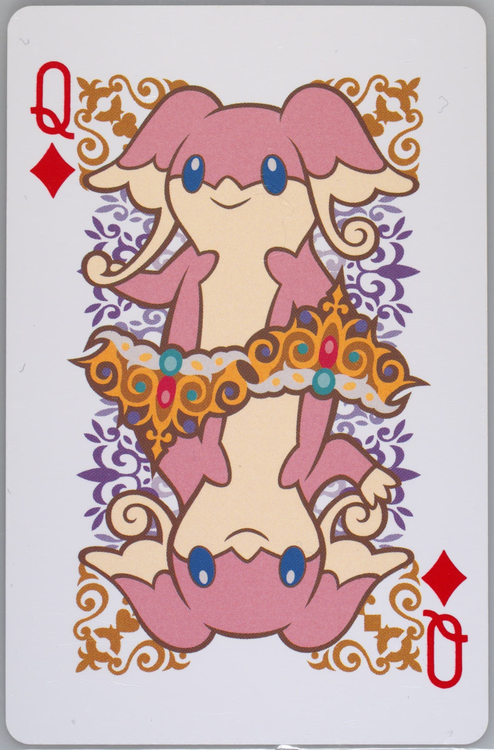 Queen of Diamonds Audino 2011 Pokemon Center Osaka Reopening Playing Cards