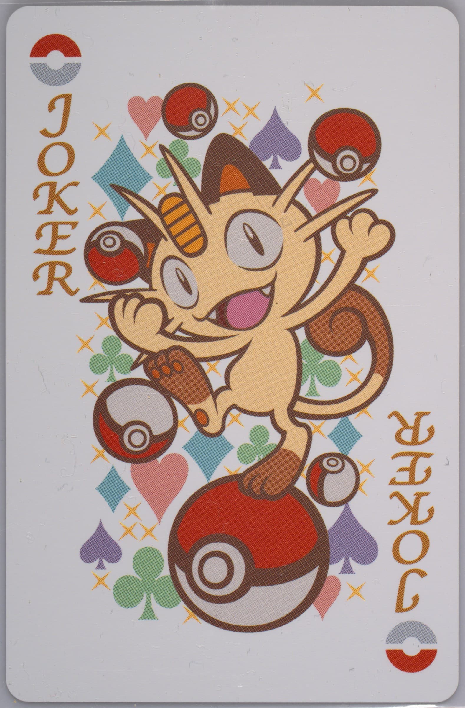 Joker Meowth 2011 Pokemon Center Osaka Reopening Playing Cards