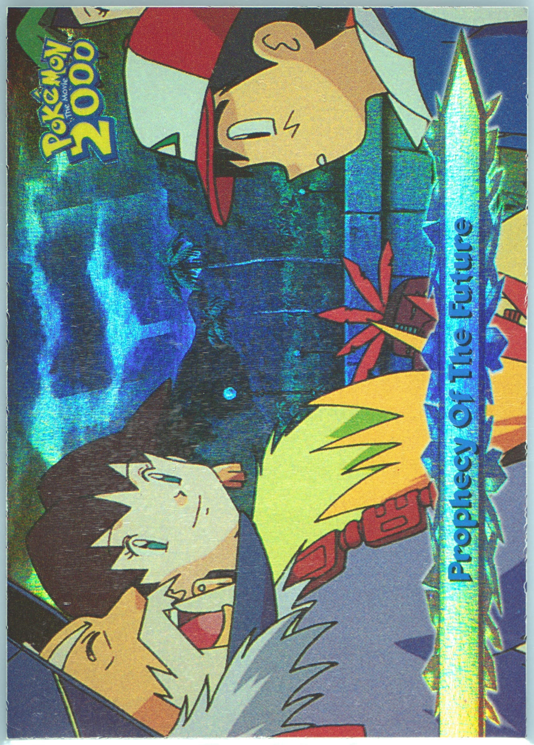 Prophecy of the Future Rainbow Foil (23) 2000 Topps Pokemon the Movie 2000