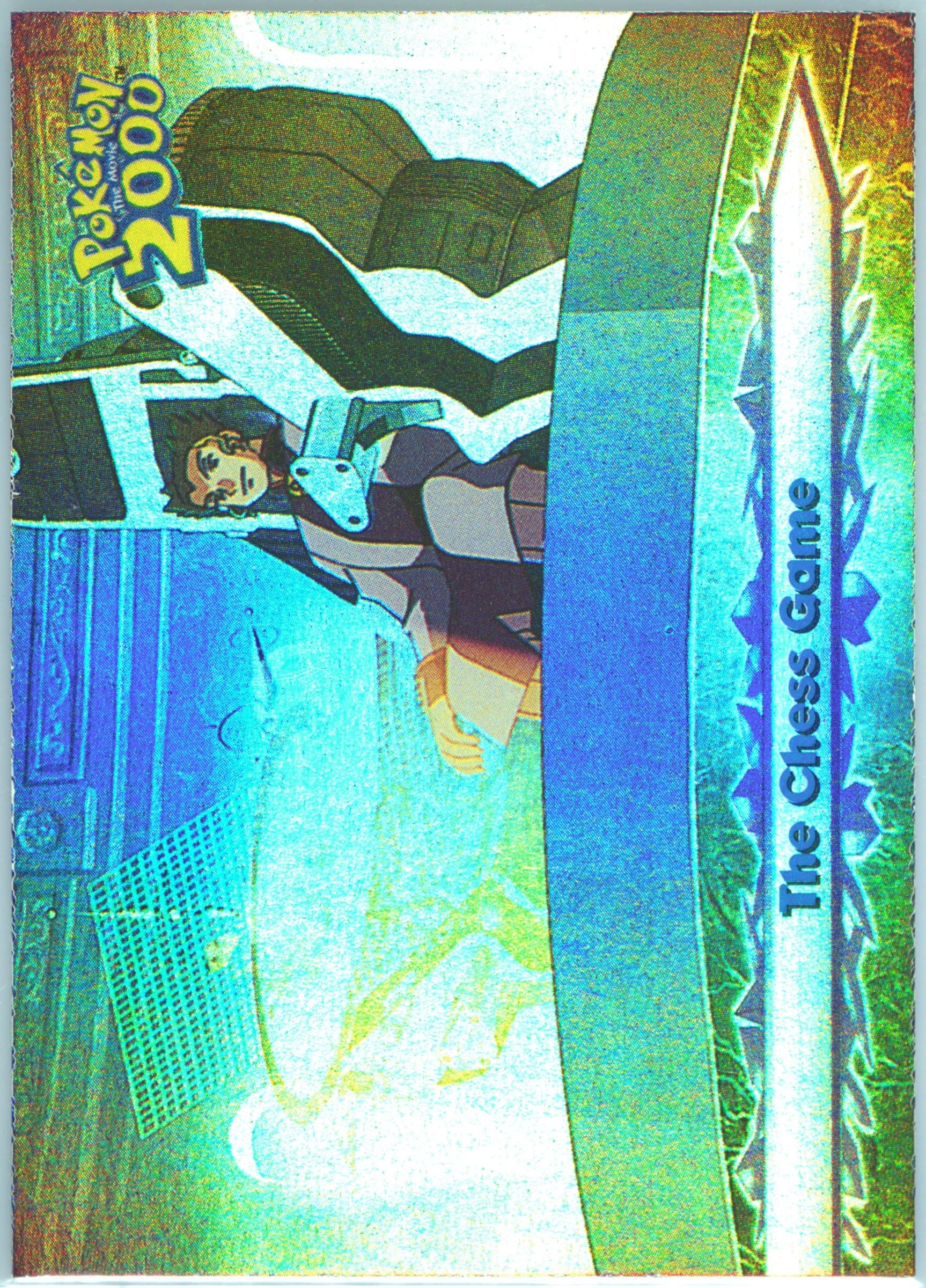 The Chess Game Rainbow Foil (15) 2000 Topps Pokemon the Movie 2000