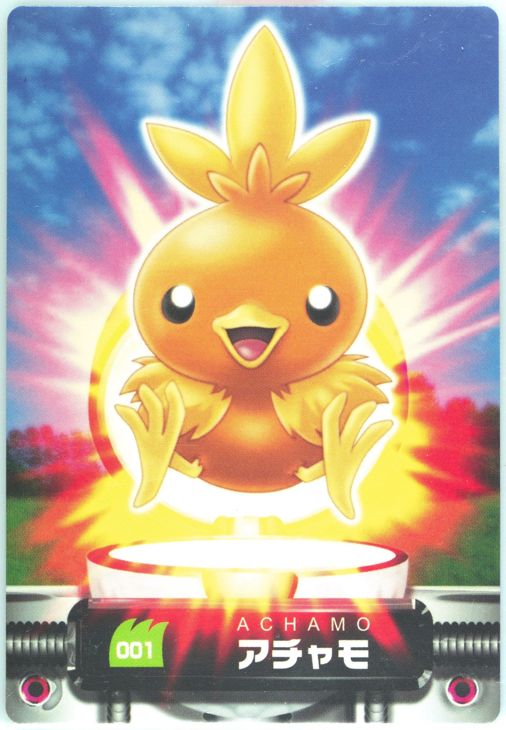 Torchic (001) 2004 Carddass Pokemon Advanced Generation Zukan Card