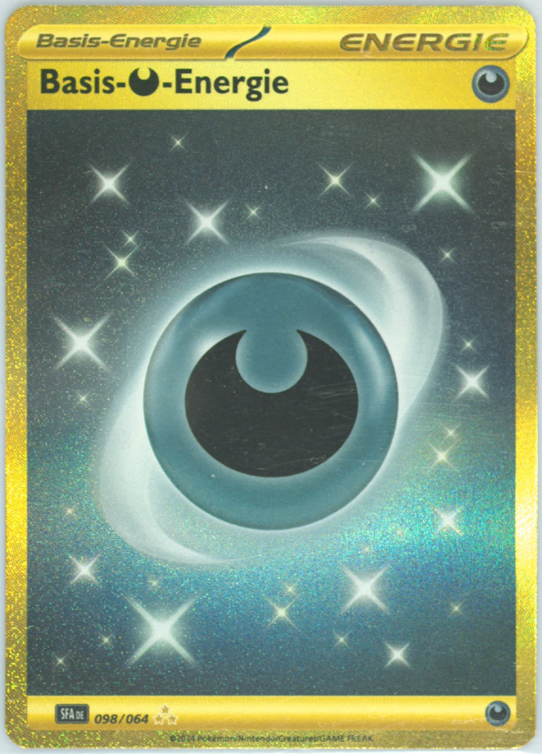 Basic Darkness Energy Hyper Rare (098) 2024 Pokemon German Sfa de-Shrouded Fable