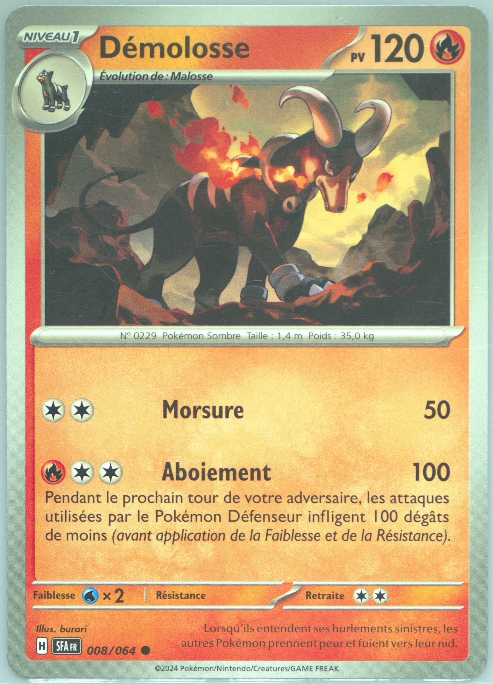 Houndoom (008) 2024 Pokemon French Sfa FR-Shrouded Fable