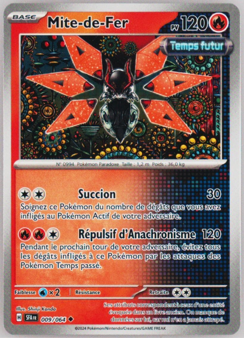 Iron Moth (009) 2024 Pokemon French Sfa FR-Shrouded Fable