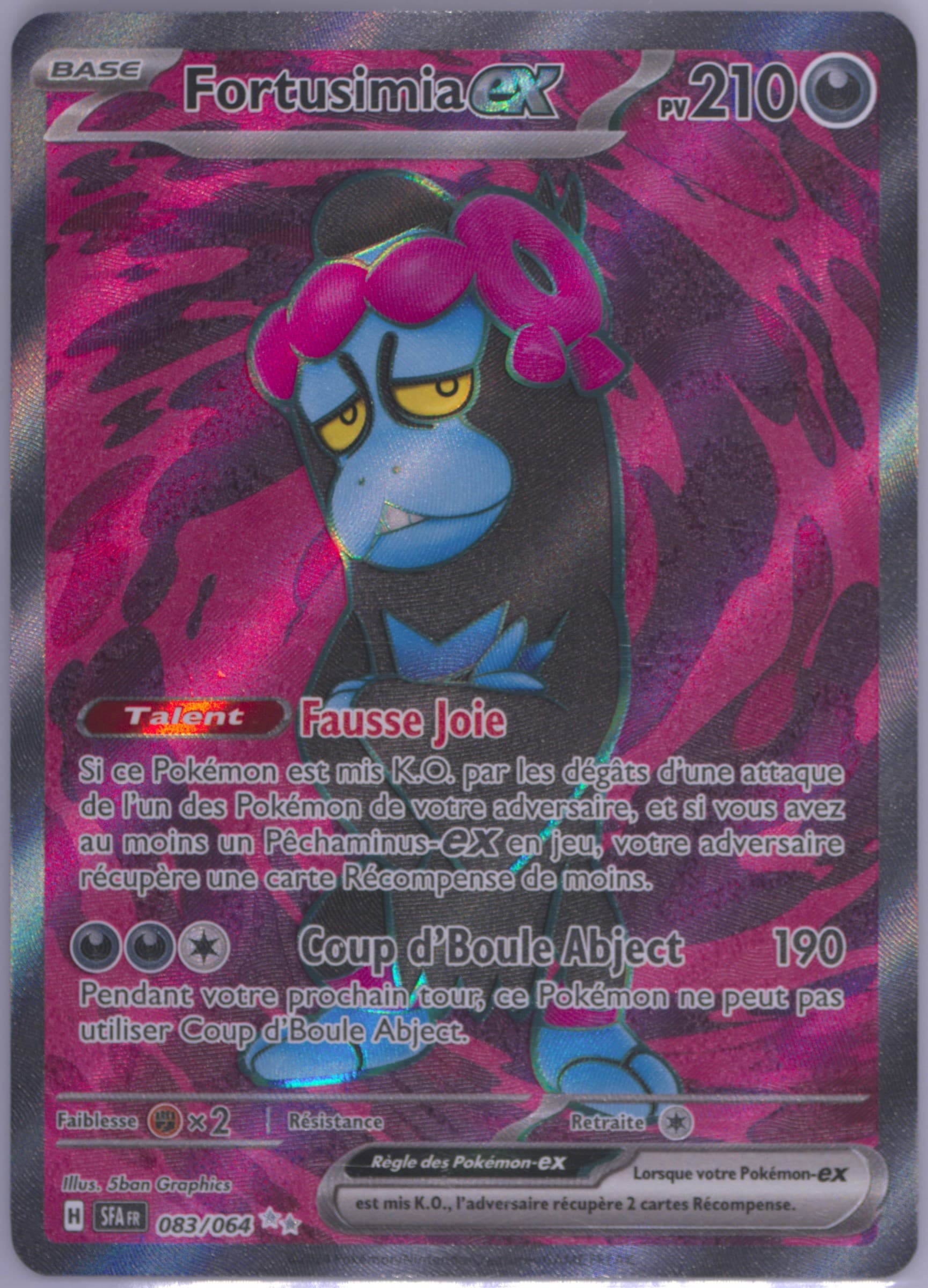 Munkidori EX Ultra Rare (083) 2024 Pokemon French Sfa FR-Shrouded Fable