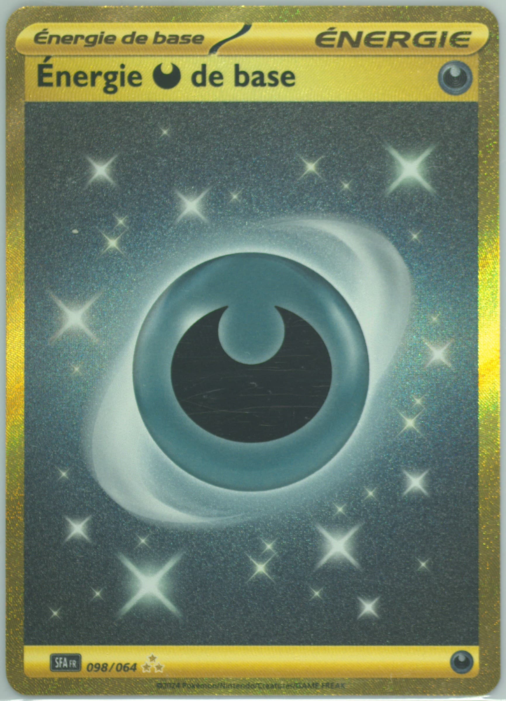 Basic Darkness Energy Hyper Rare (098) 2024 Pokemon French Sfa FR-Shrouded Fable