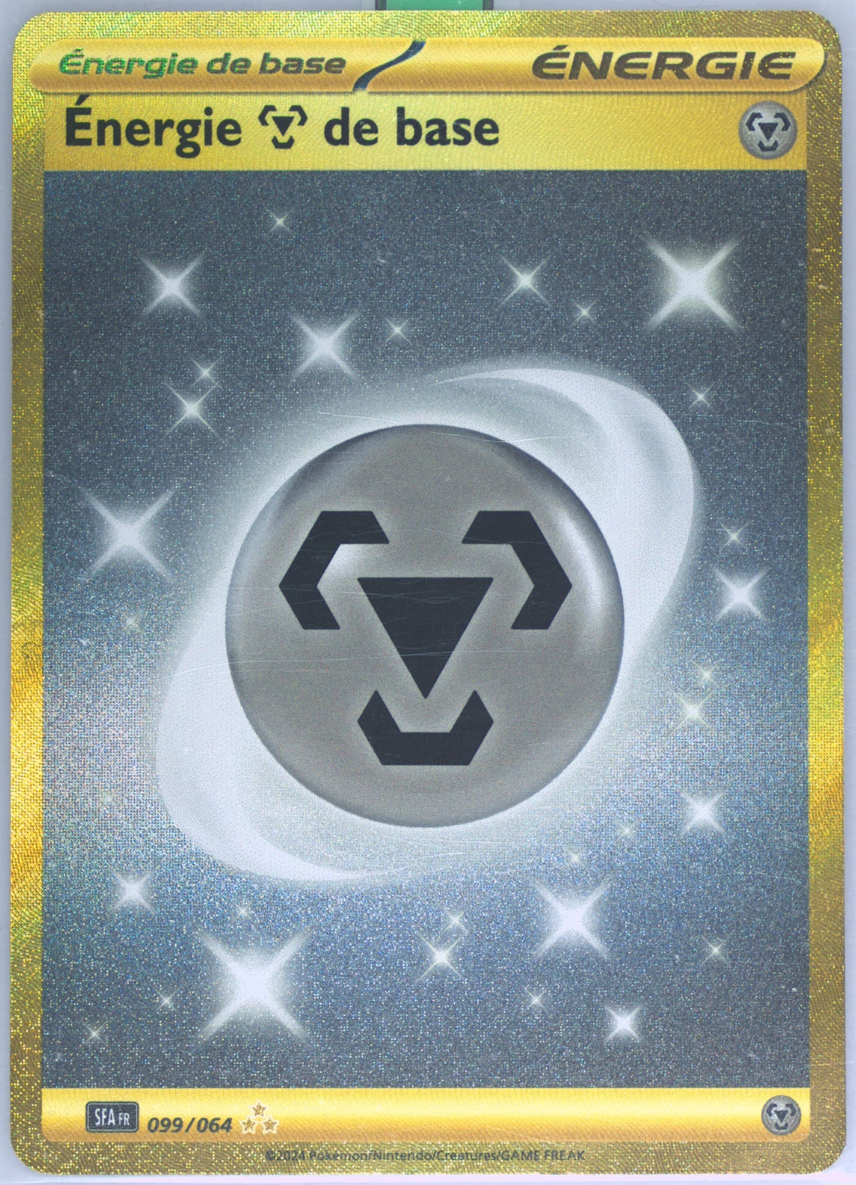 Basic Metal Energy Hyper Rare (099) 2024 Pokemon French Sfa FR-Shrouded Fable