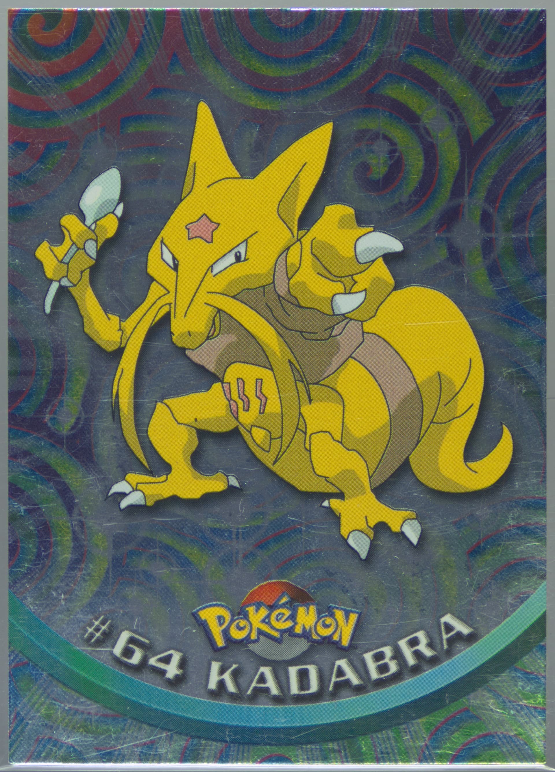 Kadabra Foil-United Kingdom (64) 1999 Topps Pokemon TV