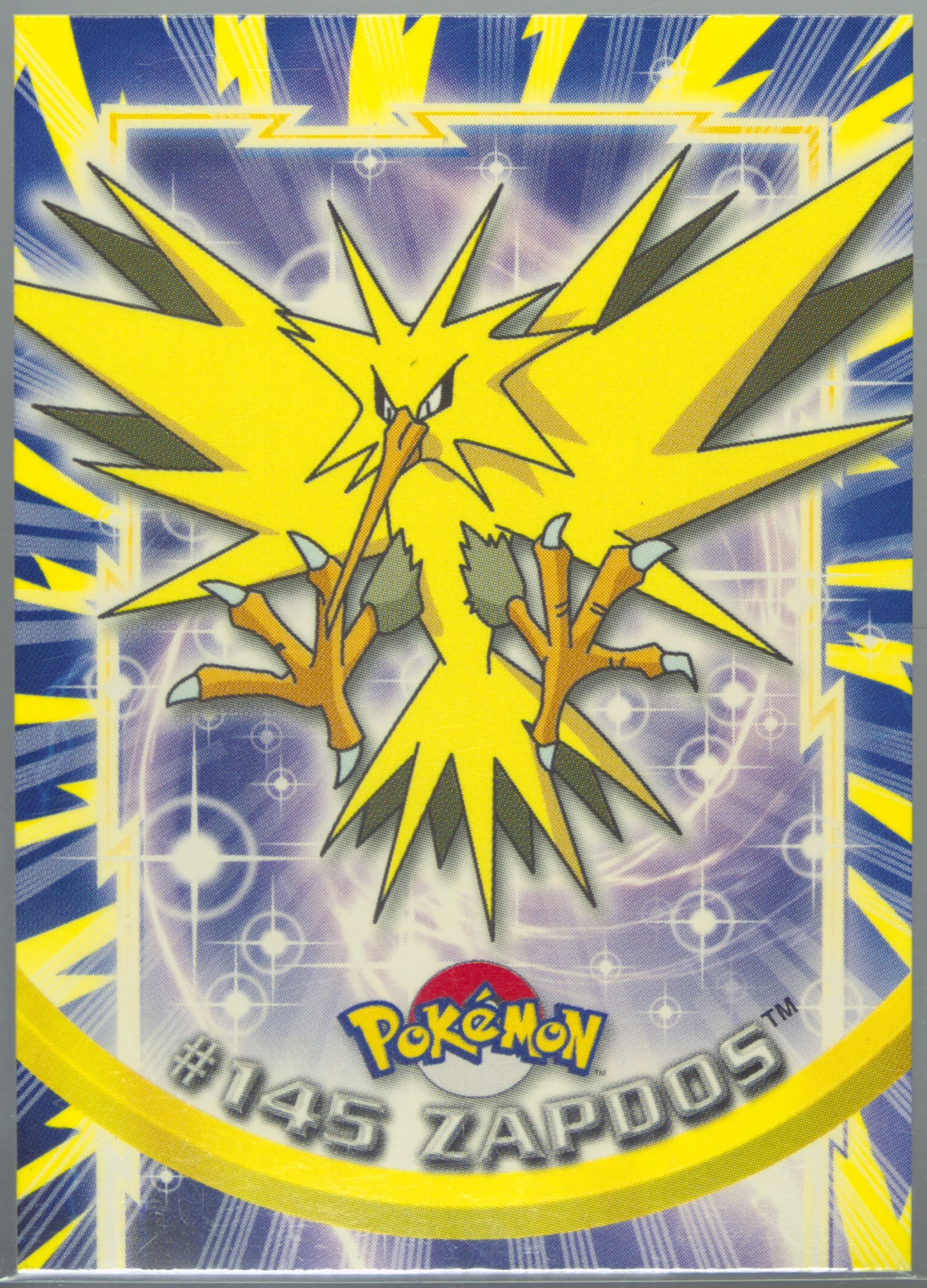 Zapdos Italian (145) 2000 Topps Pokemon TV Animation Series 2 Europe
