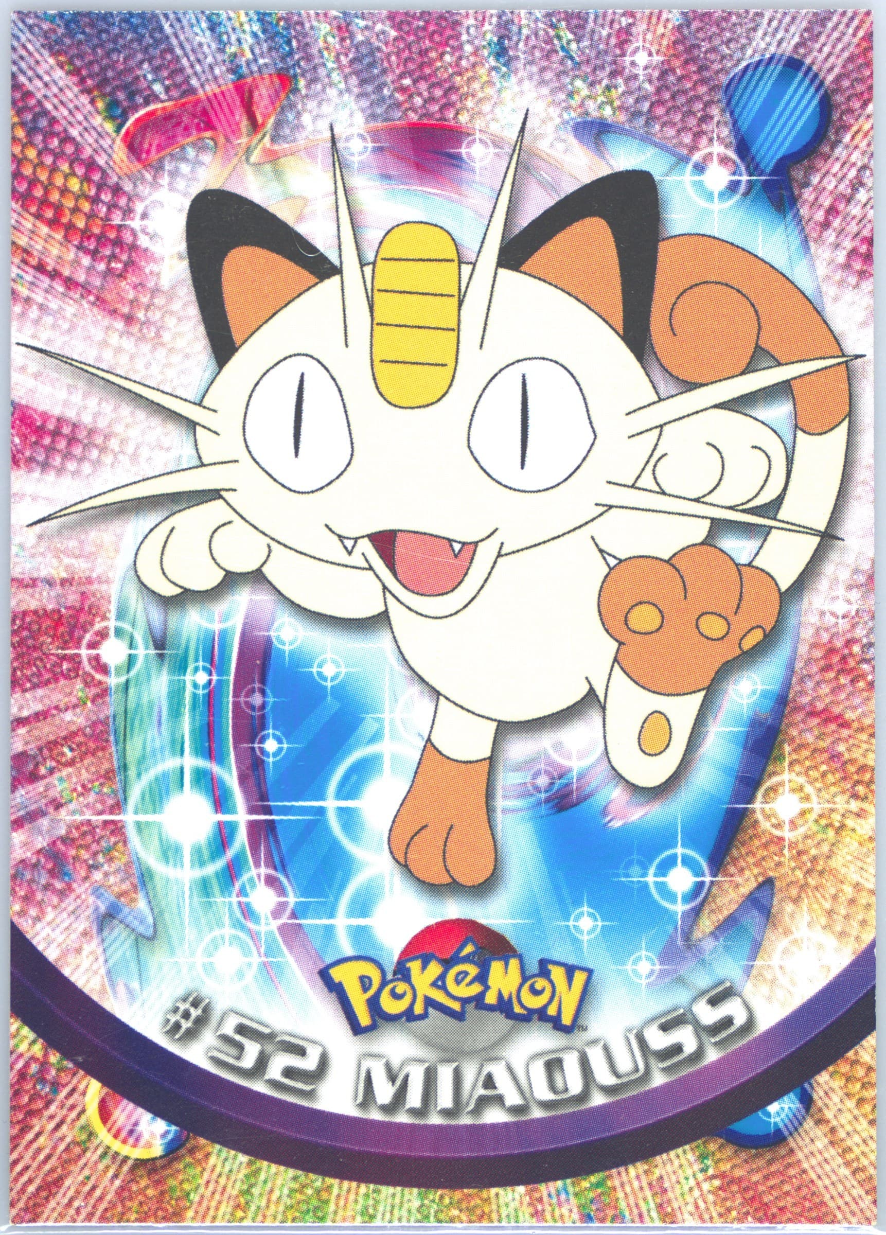 Miaouss French (52) 1999 Topps Pokemon TV