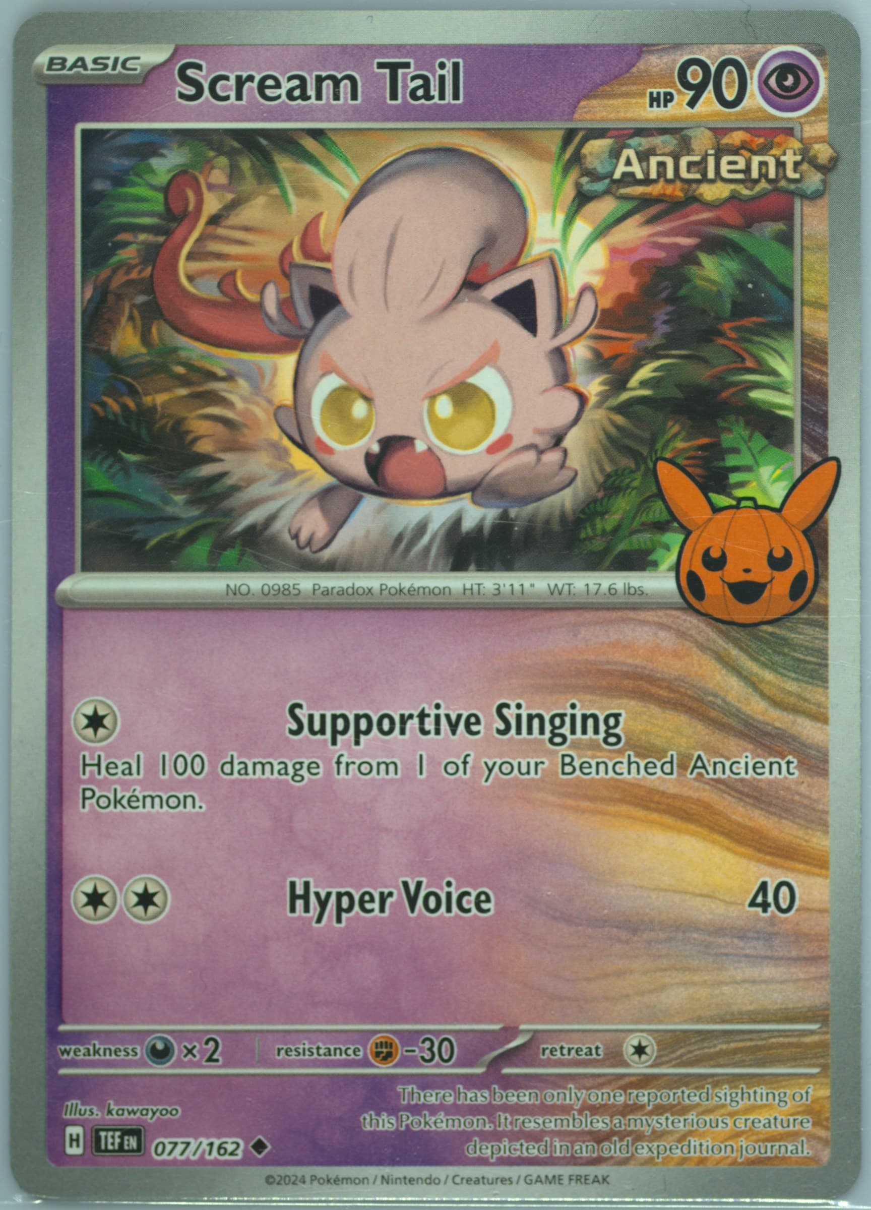 Scream Tail (077) 2024 Pokemon Trick or Trade