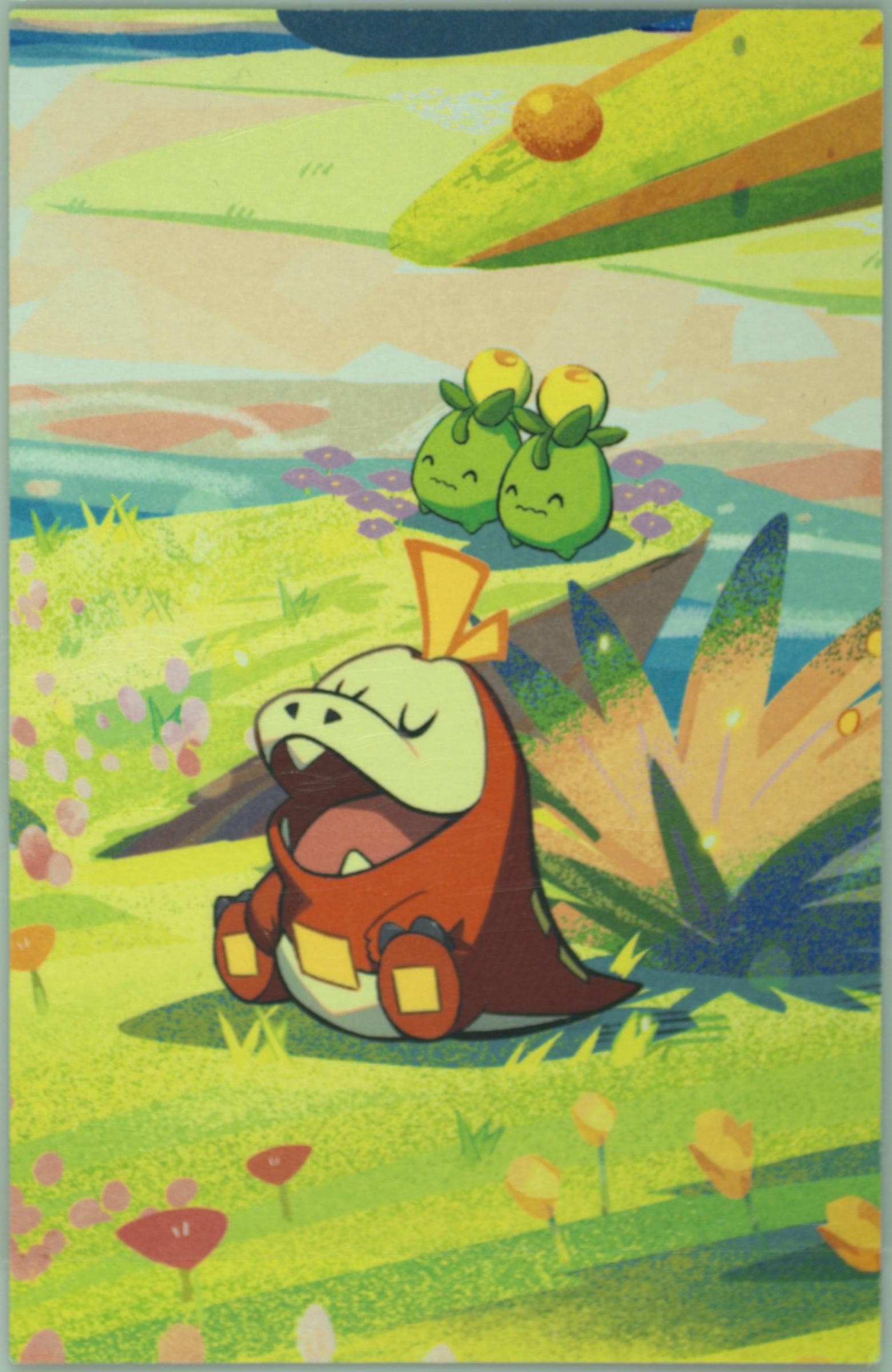 Fuecoco Art Card 2023 Pokemon Paldea Friends Mini Tins