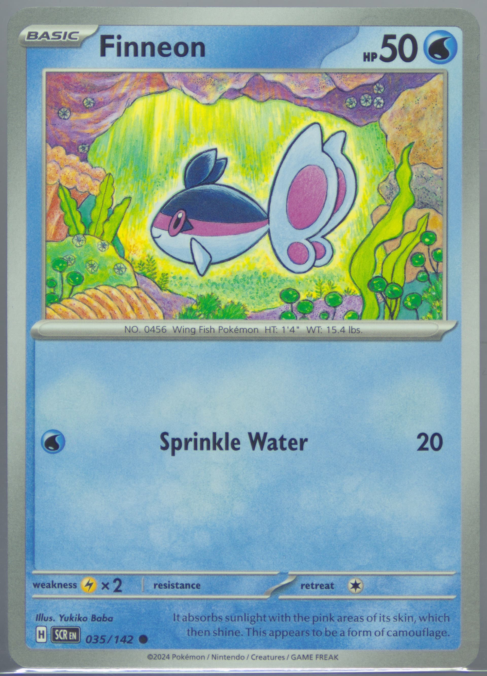 Finneon (035) 2024 Pokemon Scr EN-Stellar Crown