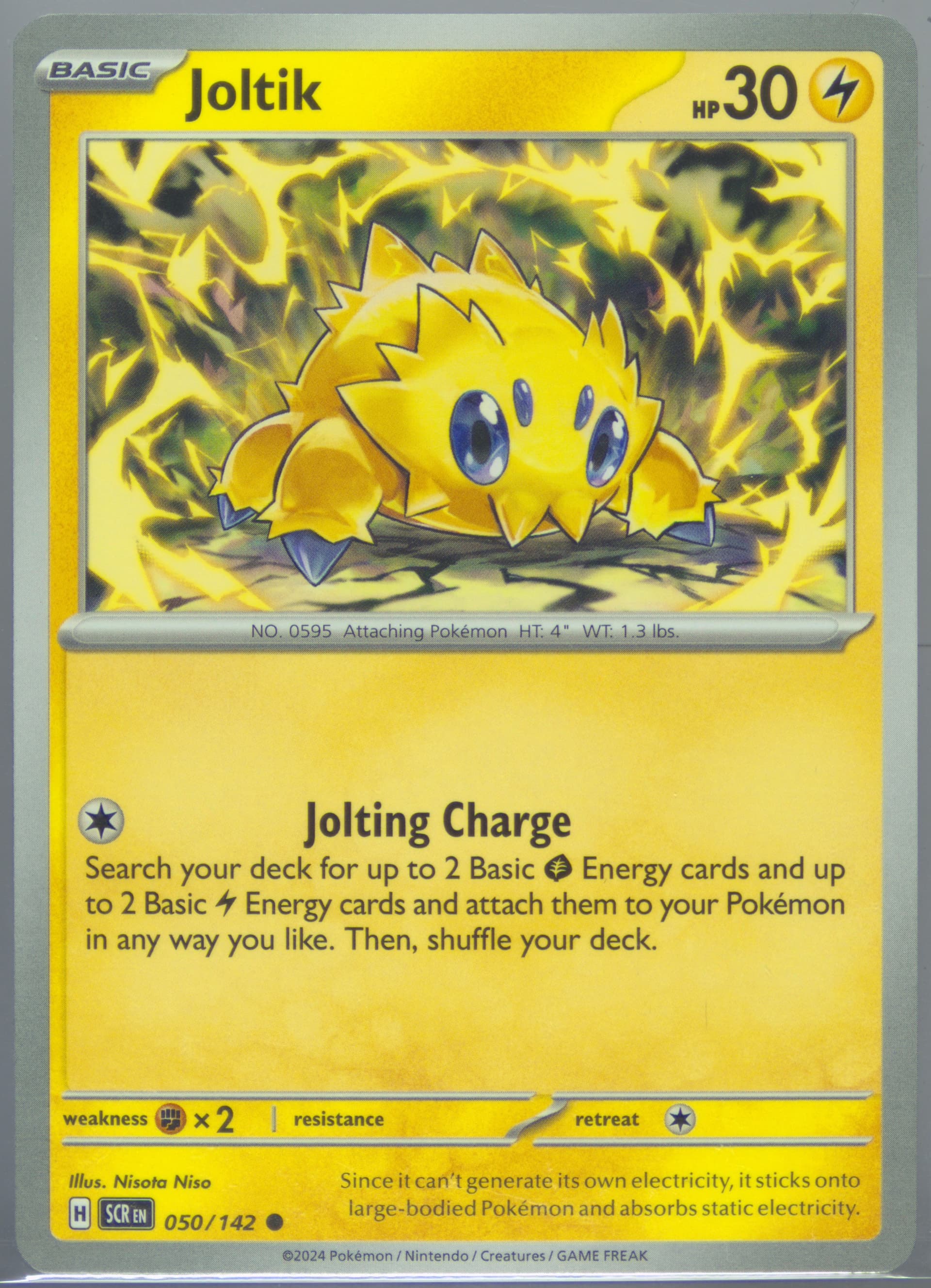 Joltik (050) 2024 Pokemon Scr EN-Stellar Crown