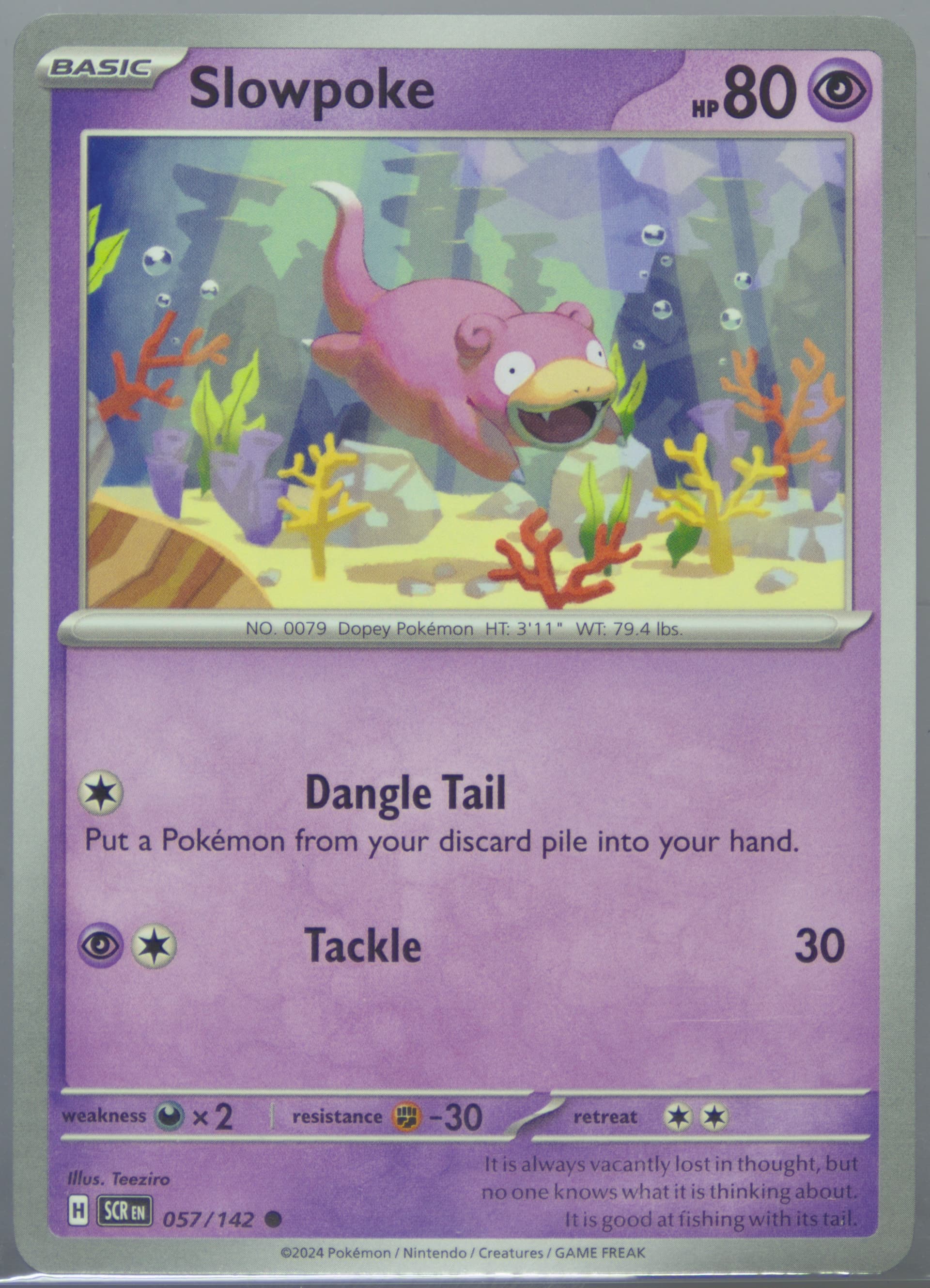 Slowpoke (057) 2024 Pokemon Scr EN-Stellar Crown