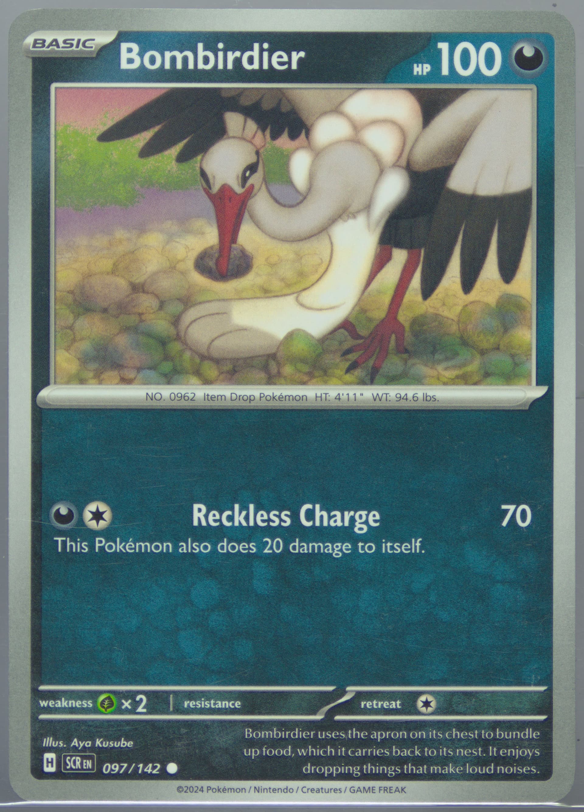 Bombirdier (097) 2024 Pokemon Scr EN-Stellar Crown
