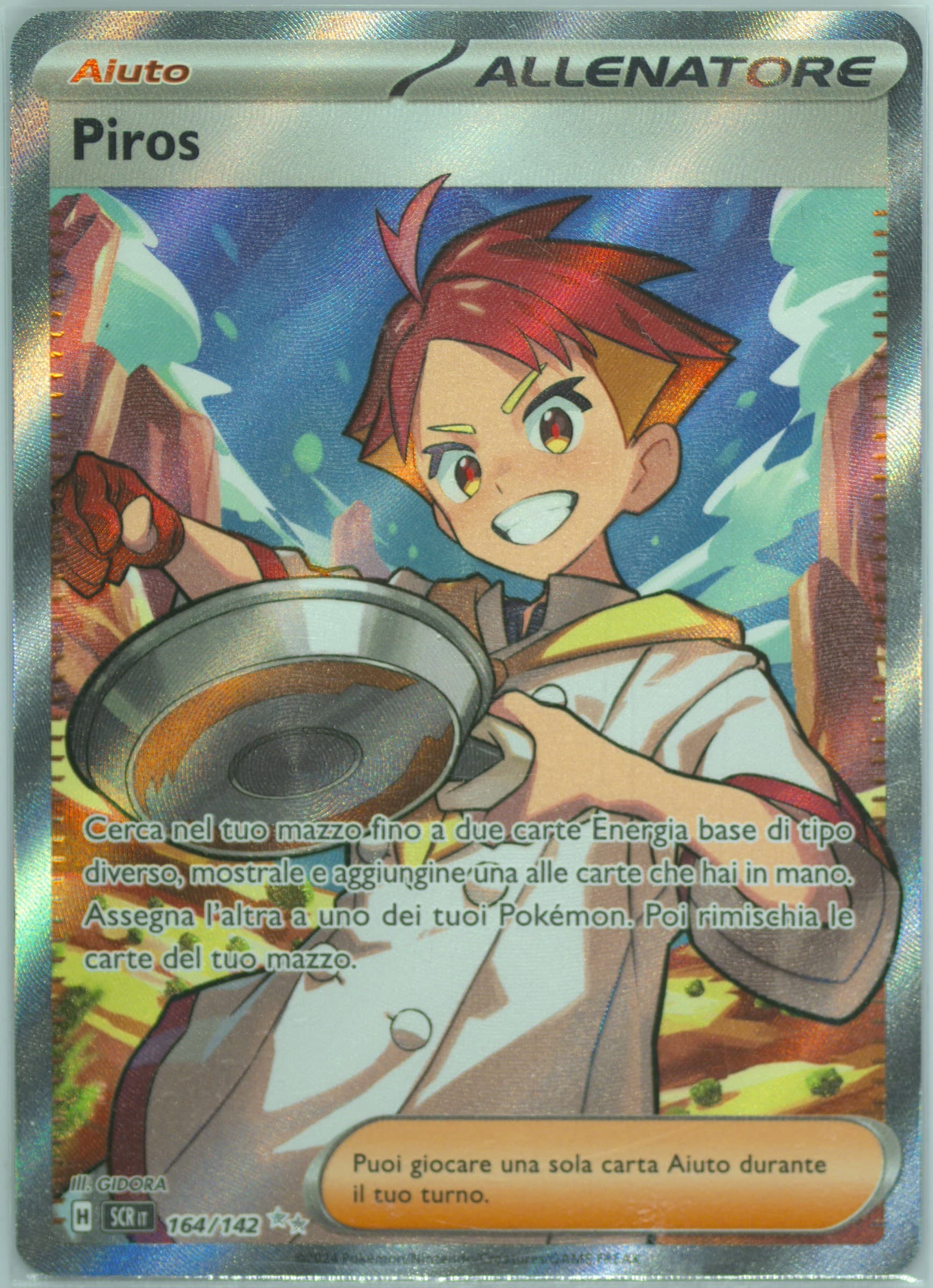 Crispin Ultra Rare (164) 2024 Pokemon Italian Scr It-Stellar Crown