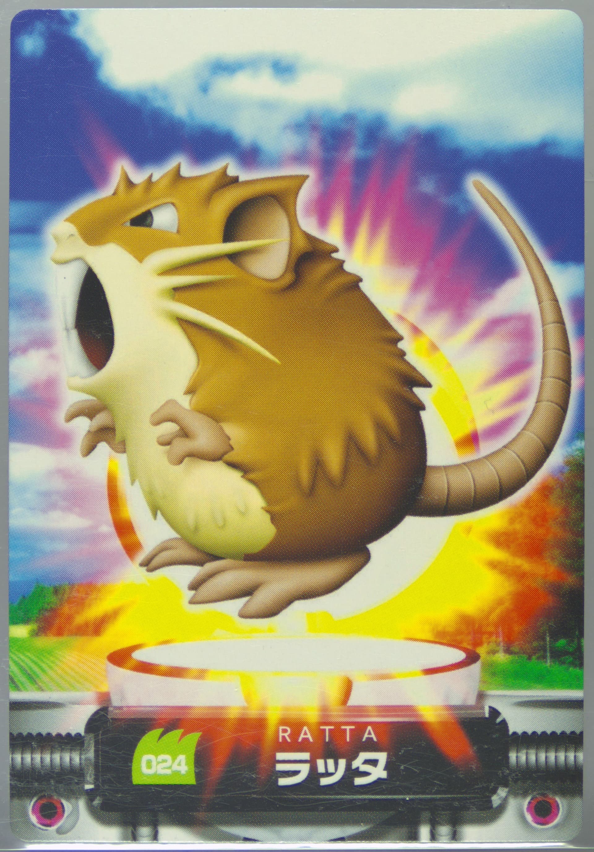 Raticate (024) 2005 Carddass Pokemon Advanced Generation Zukan Card