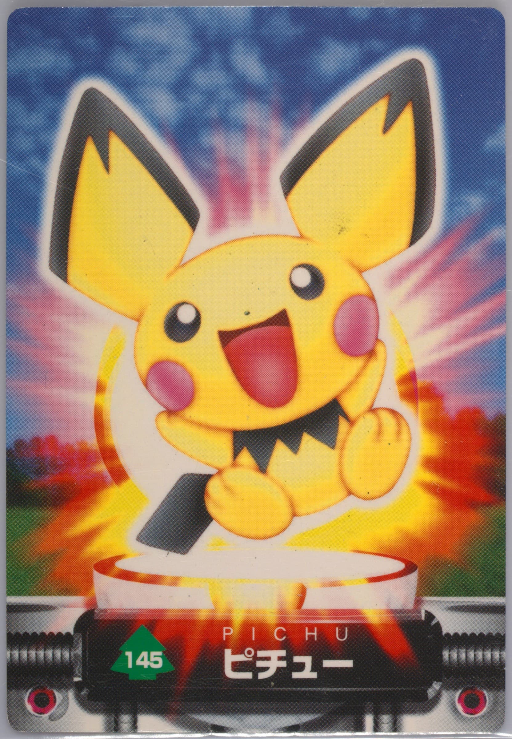 Pichu (145) 2005 Carddass Pokemon Advanced Generation Zukan Card