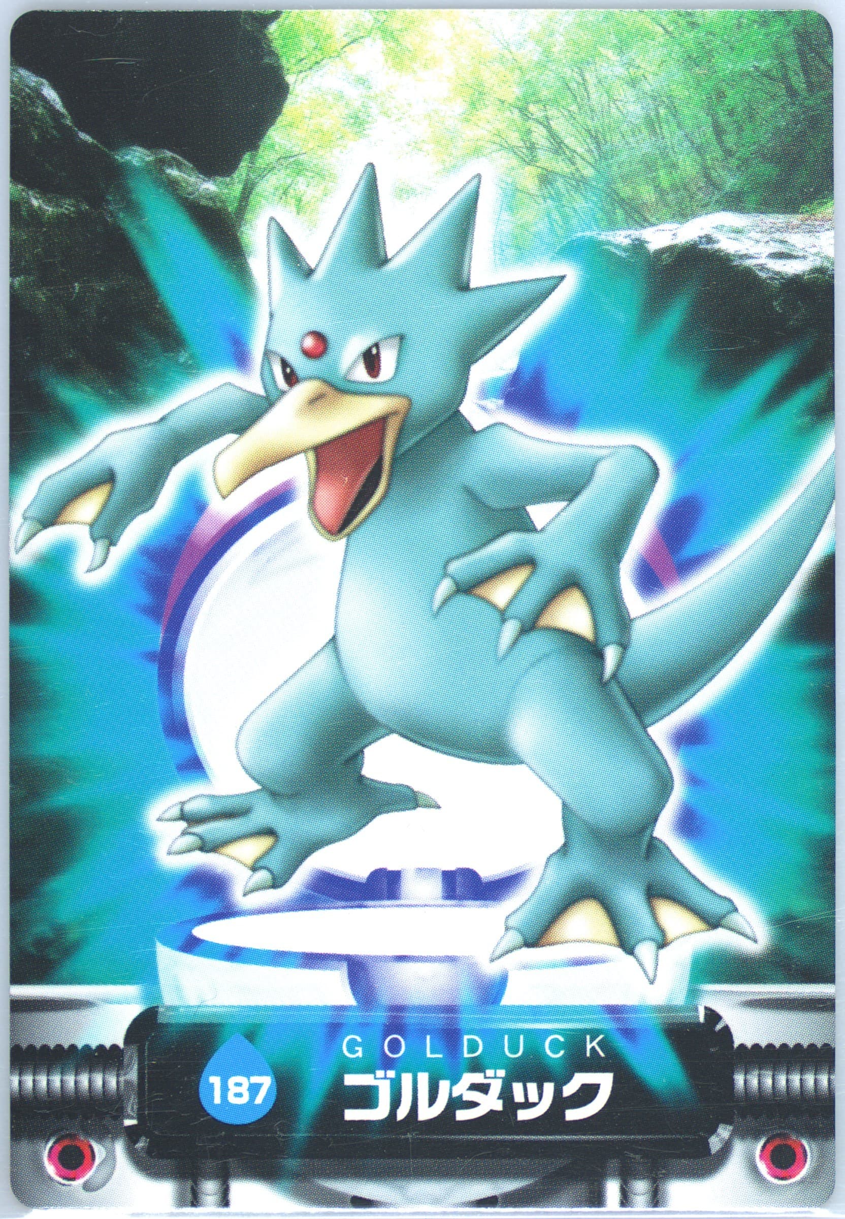Golduck (187) 2005 Carddass Pokemon Advanced Generation Zukan Card