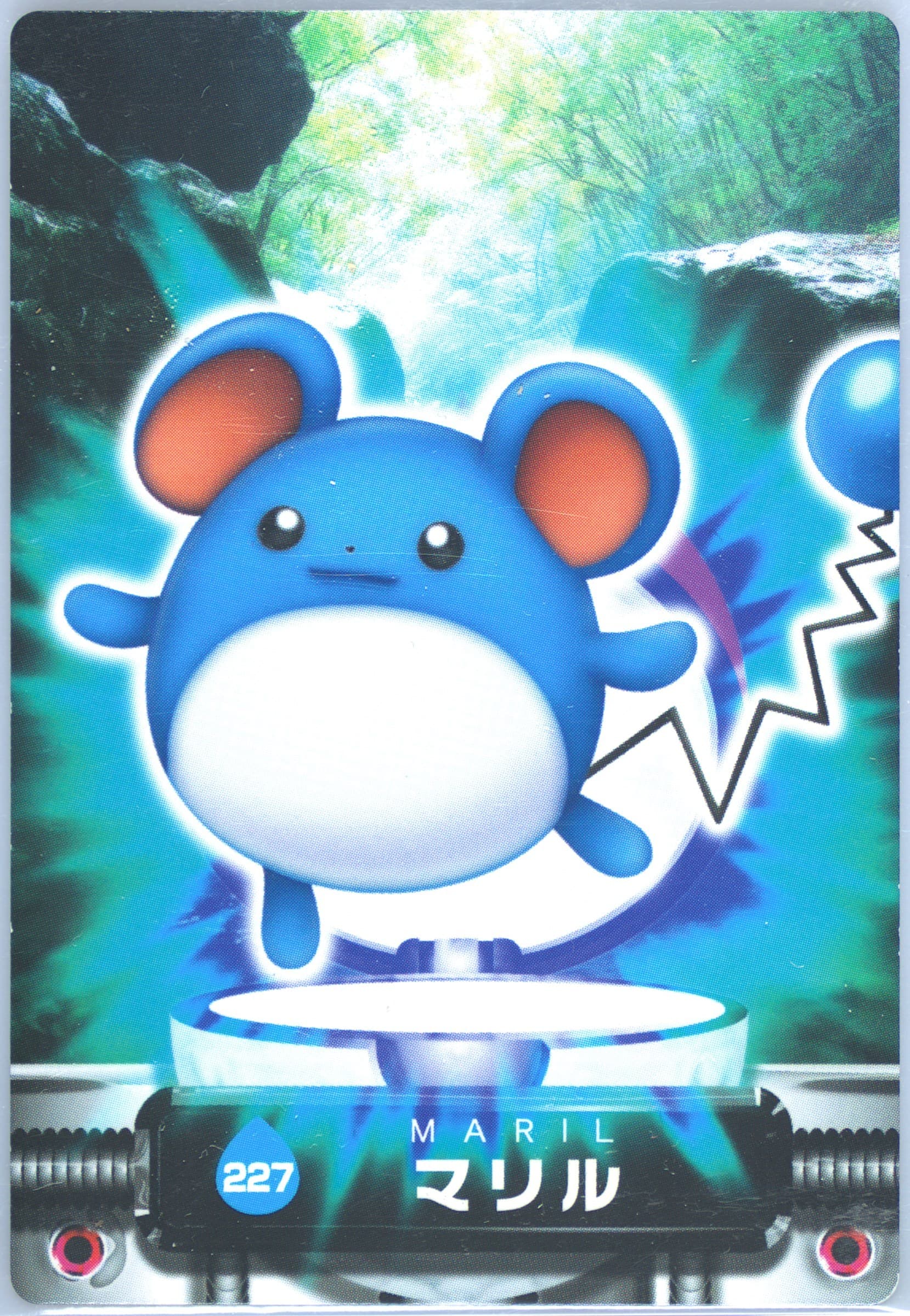 Marill (227) 2005 Carddass Pokemon Advanced Generation Zukan Card