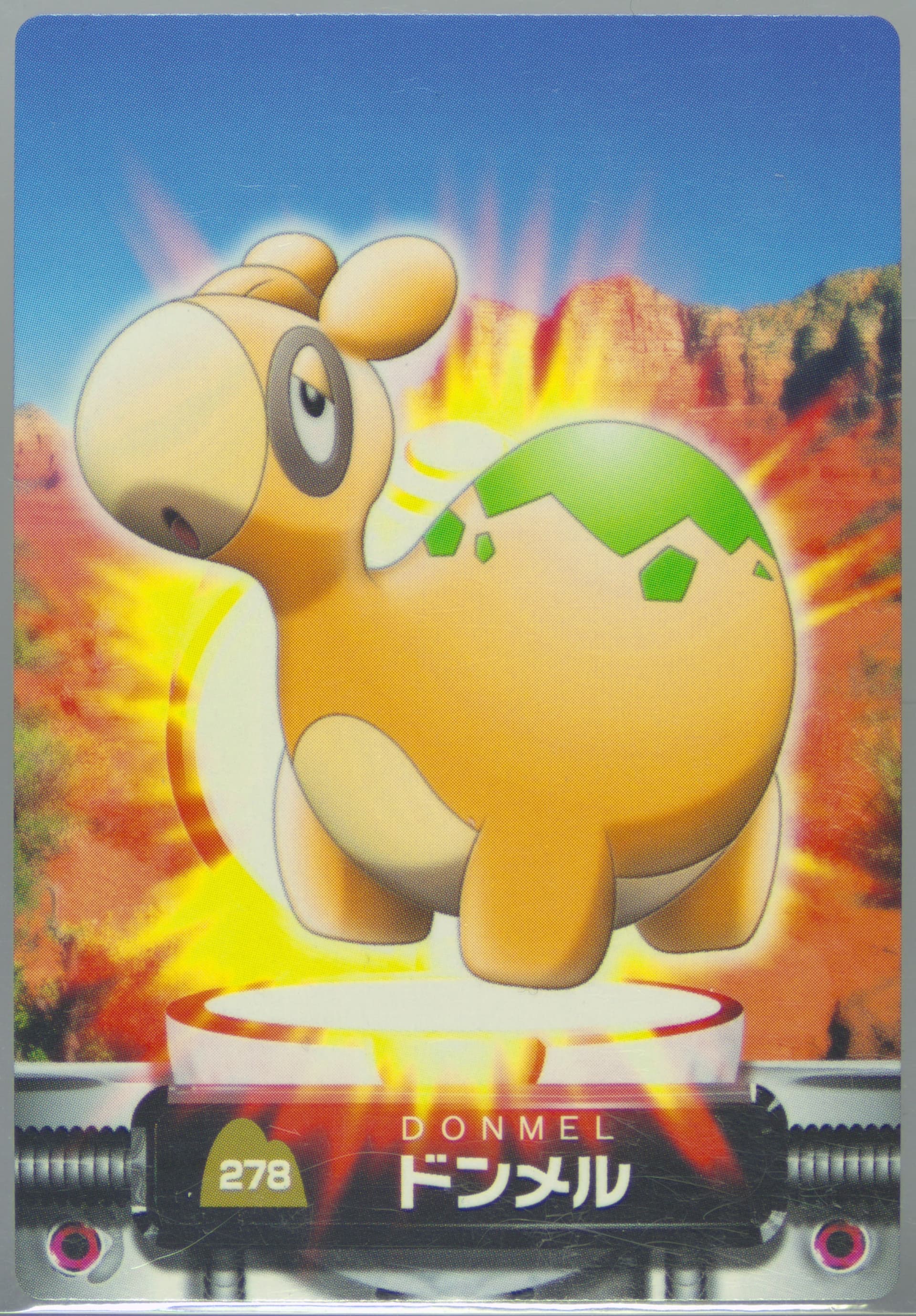 Numel (278) 2005 Carddass Pokemon Advanced Generation Zukan Card