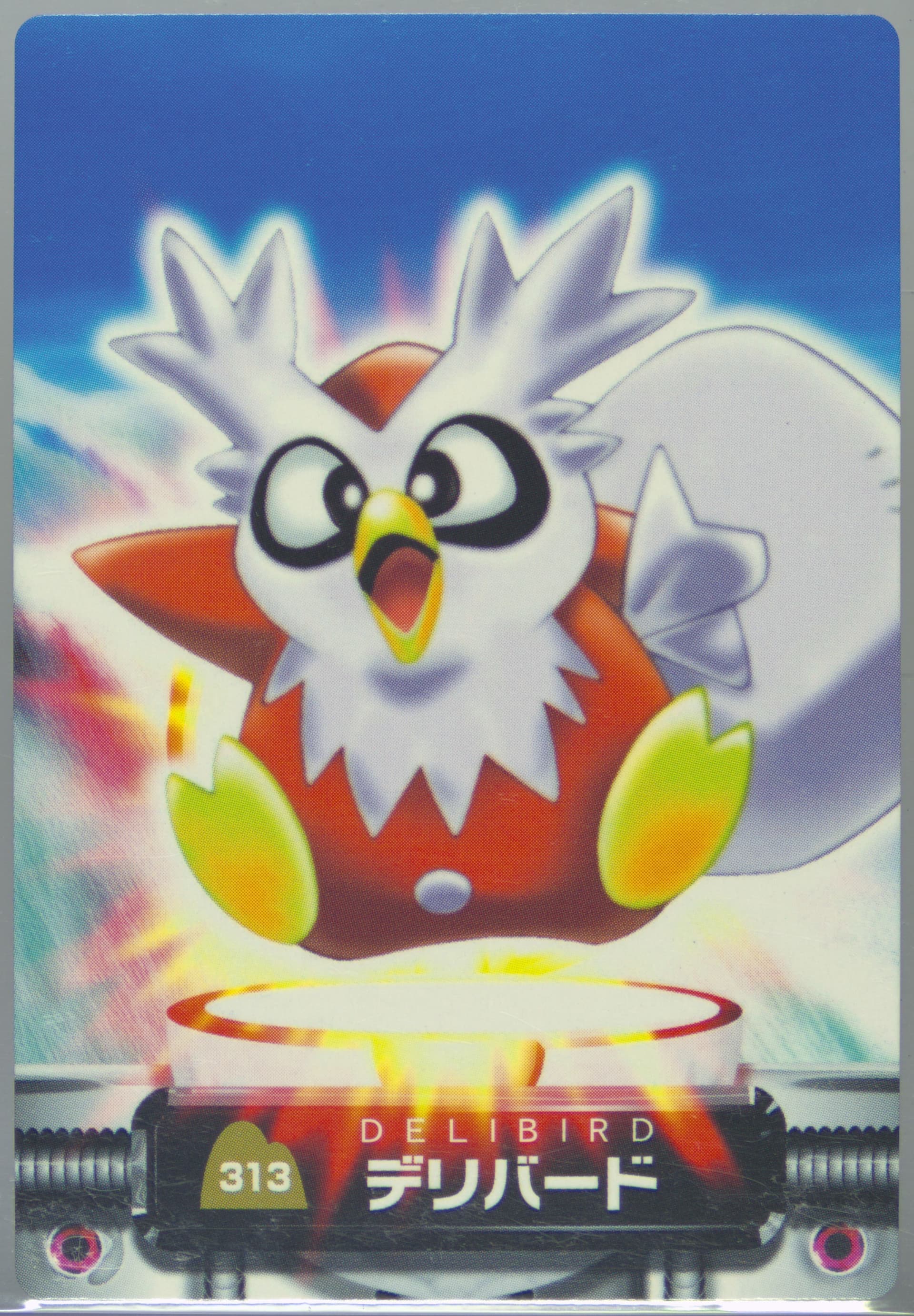 Delibird (313) 2005 Carddass Pokemon Advanced Generation Zukan Card