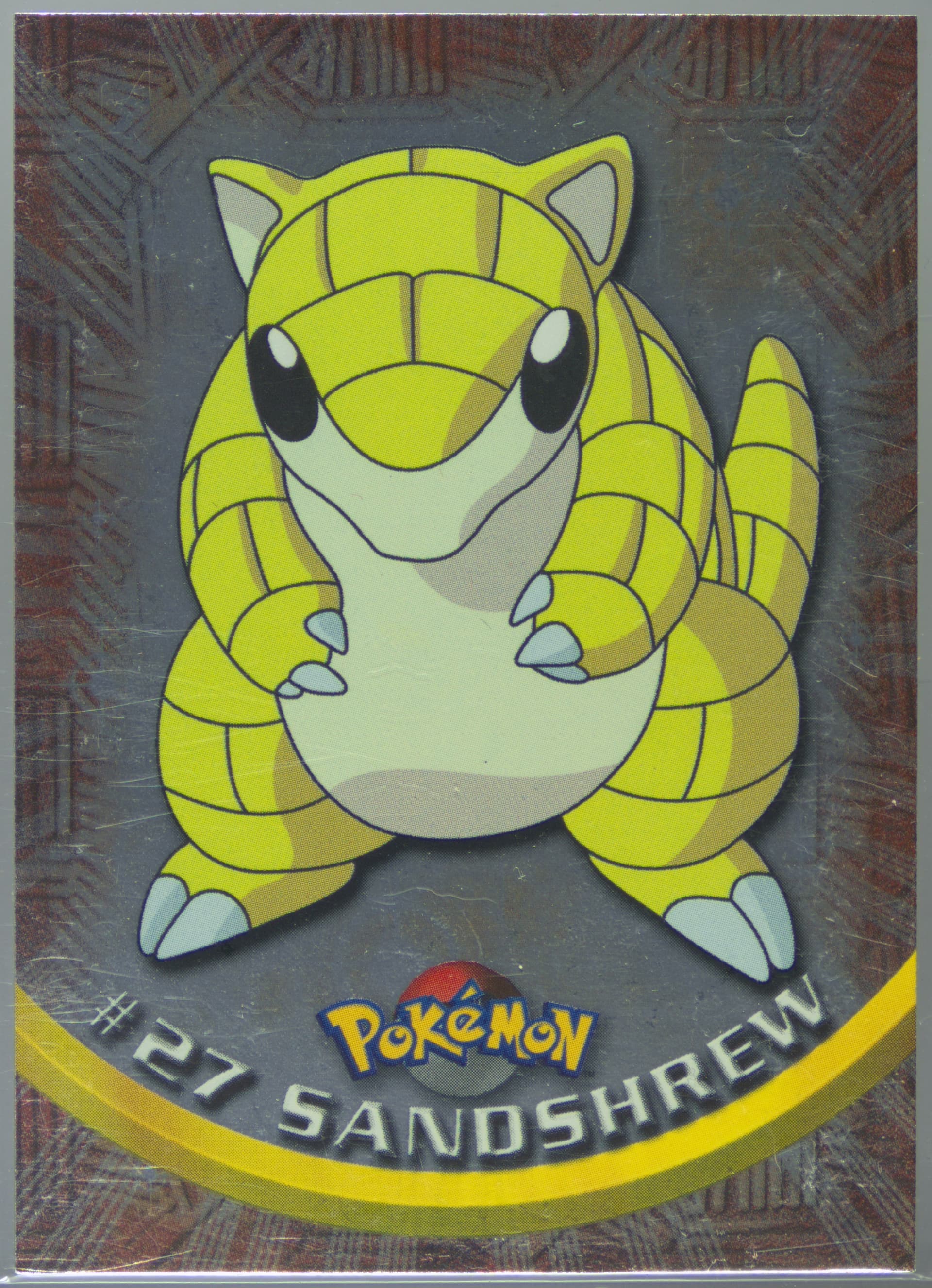 Sandshrew Foil-United Kingdom (27) 1999 Topps Pokemon TV
